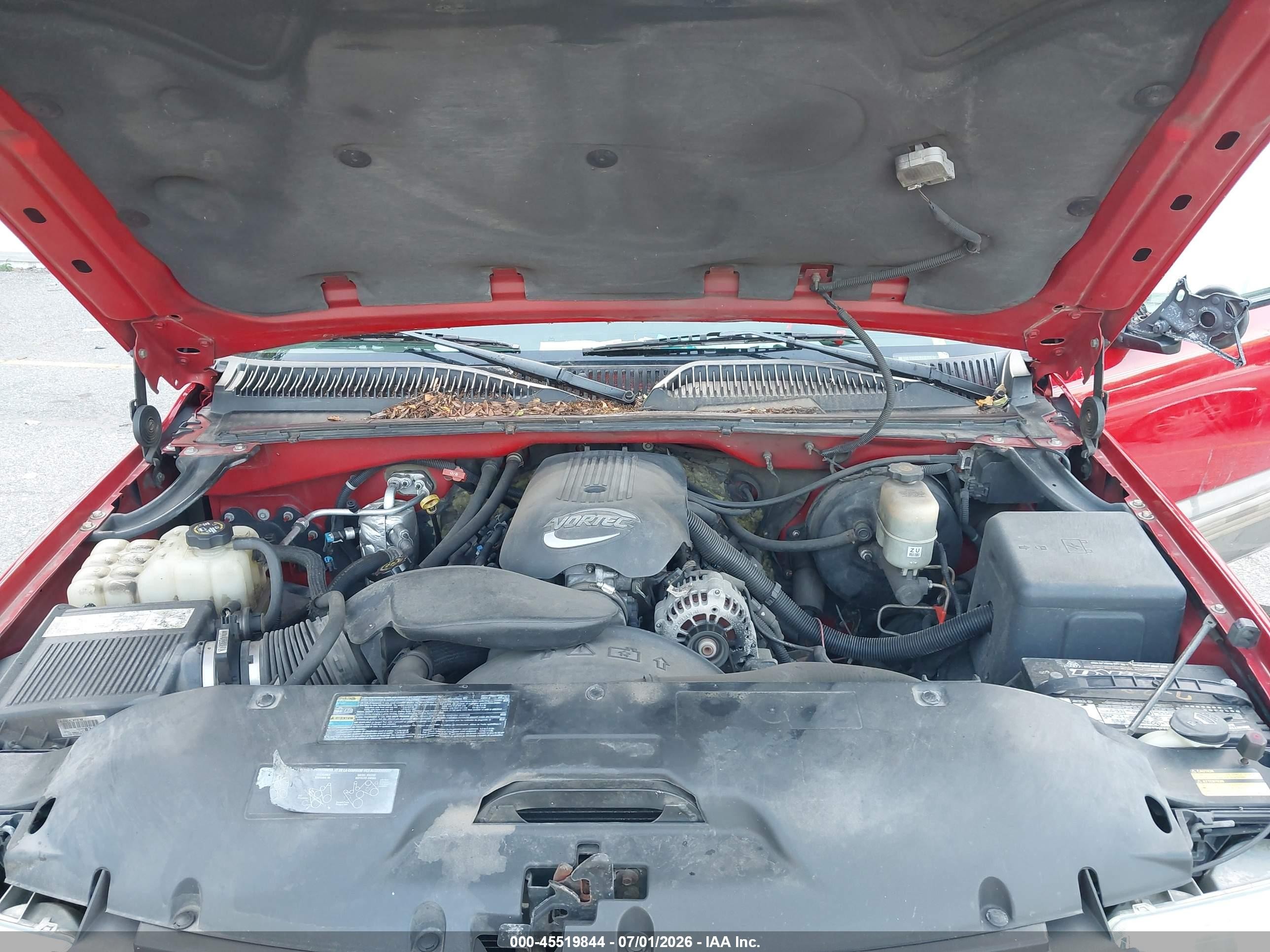 2002 Chevrolet Silverado 1500 Ls Red vin: 2GCEK19T121422787