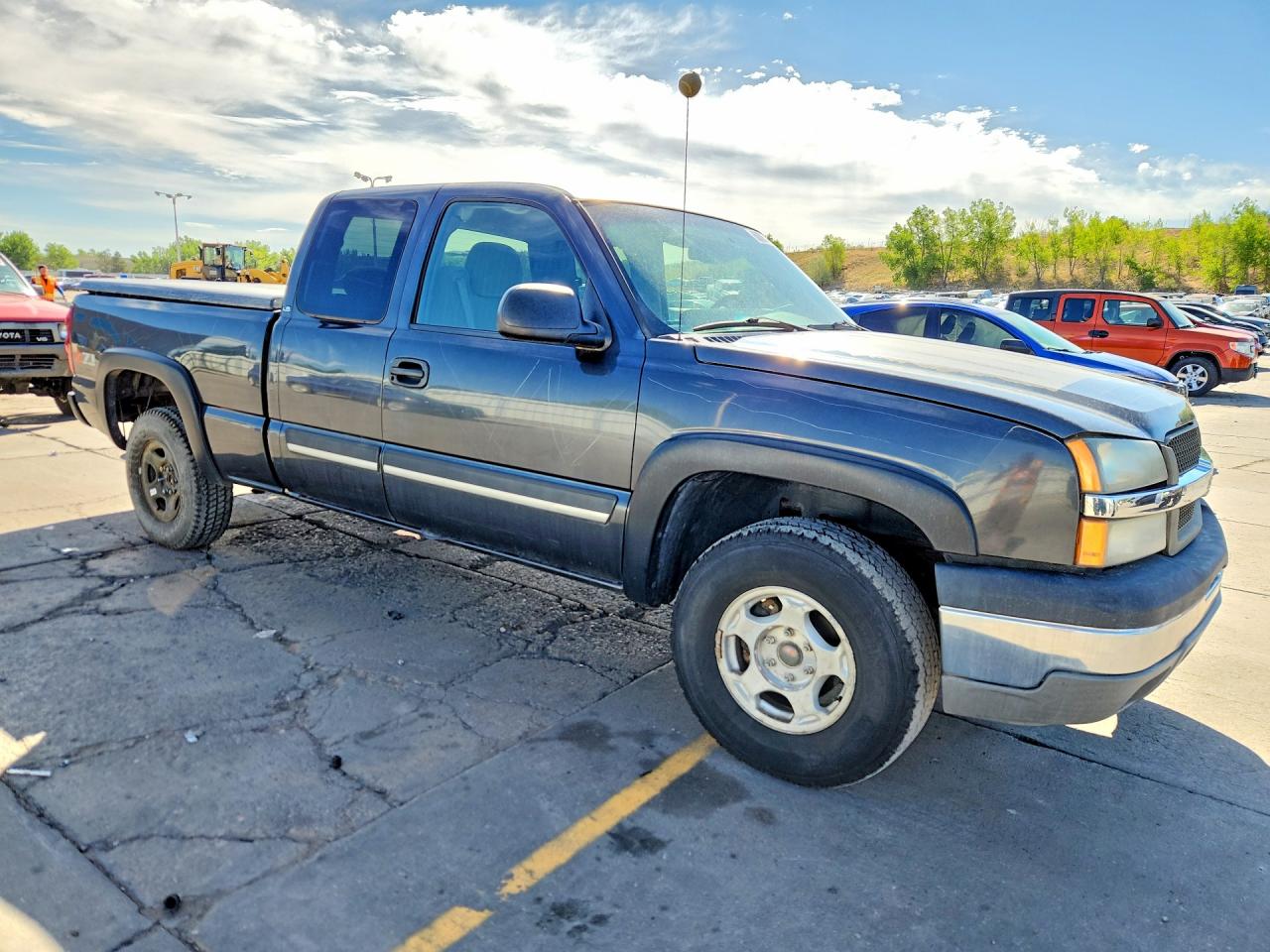 2003 Chevrolet Silverado K1500 Gray vin: 2GCEK19T131176177