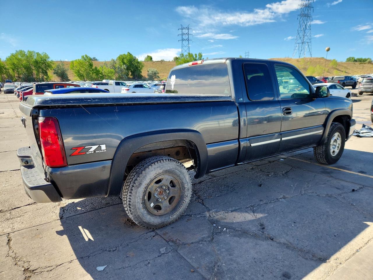 2003 Chevrolet Silverado K1500 Gray vin: 2GCEK19T131176177