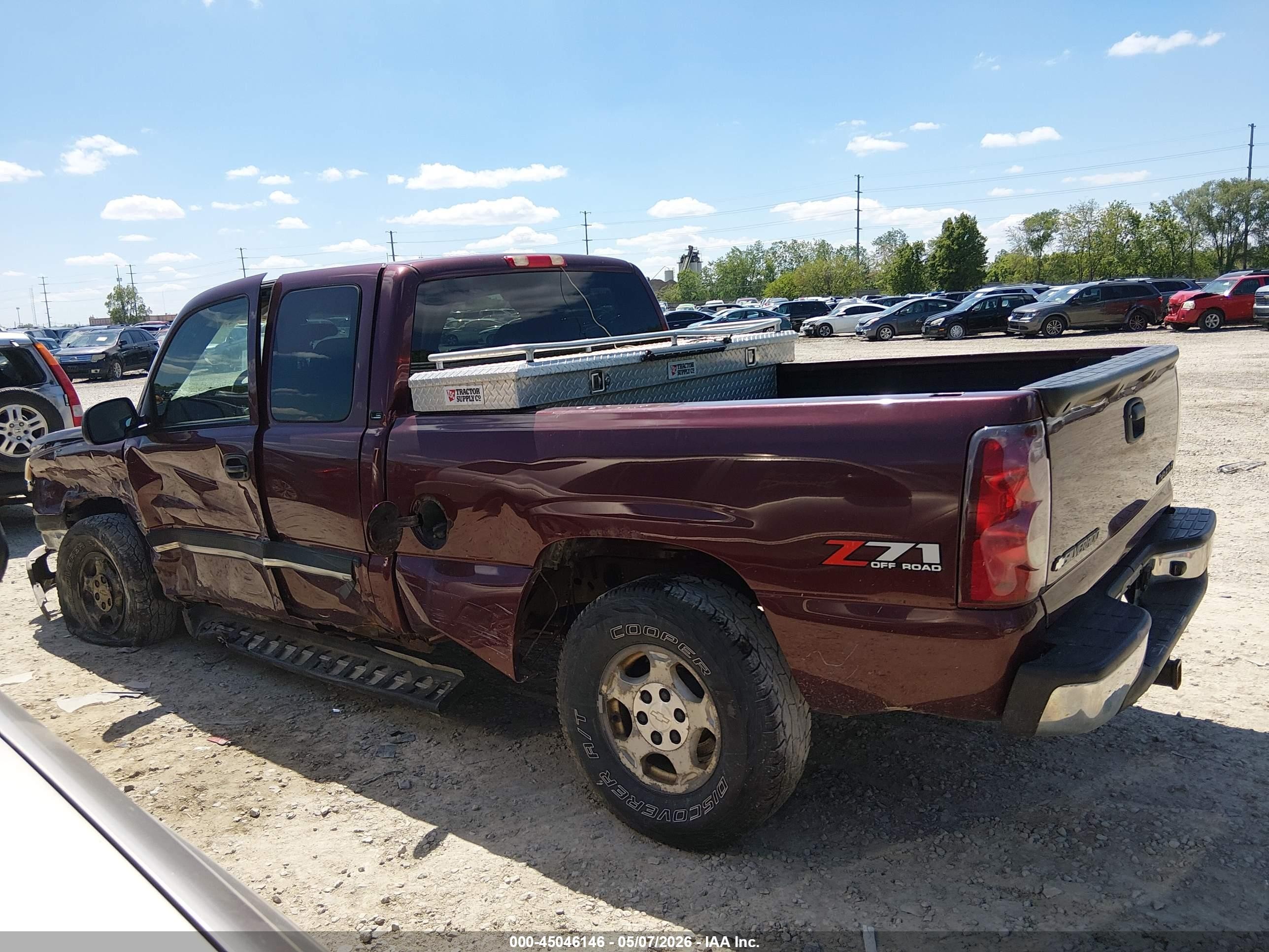 2003 Chevrolet Silverado 1500 Ls Бордовый vin: 2GCEK19T131201983