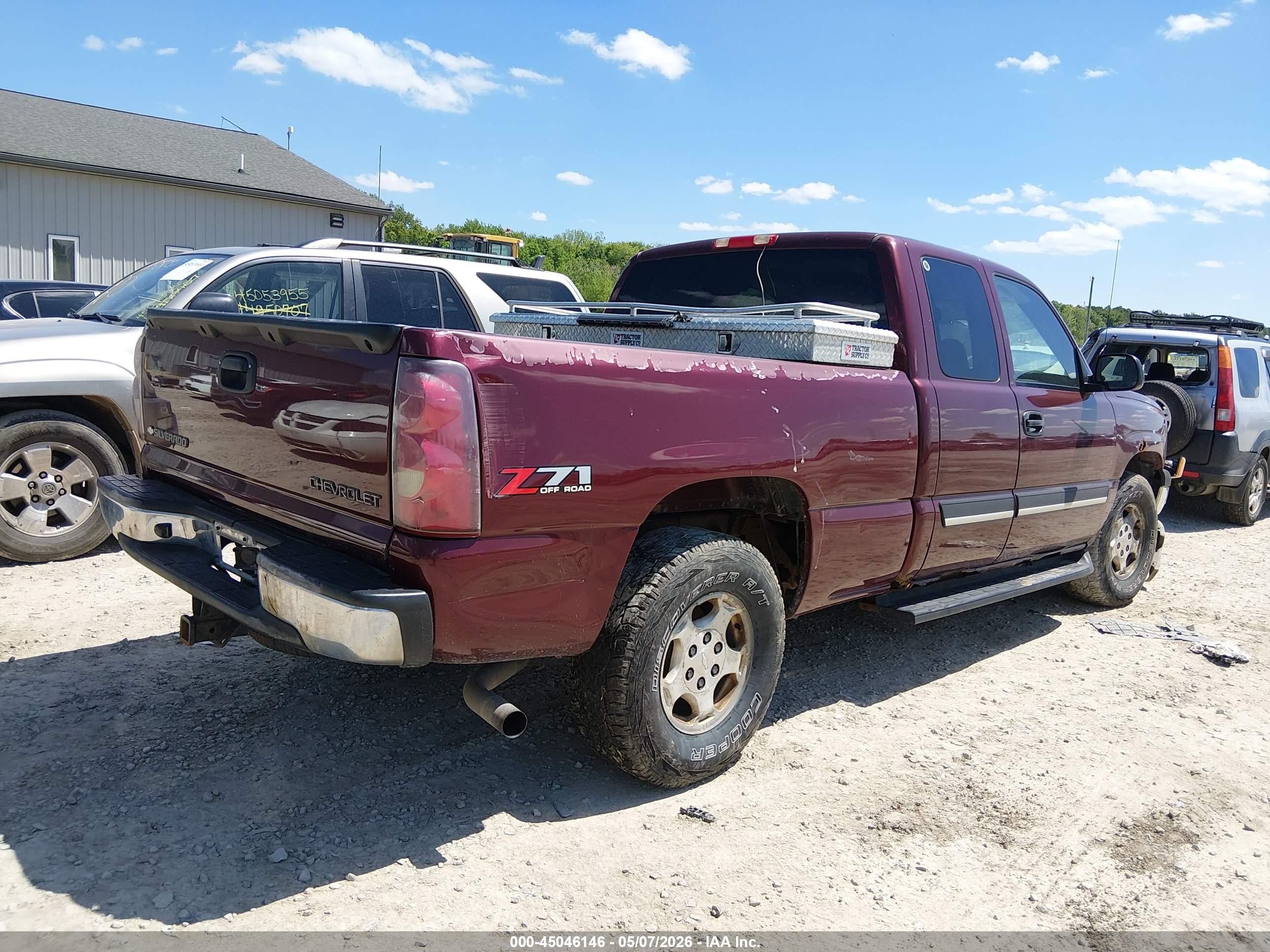 2003 Chevrolet Silverado 1500 Ls Бордовый vin: 2GCEK19T131201983