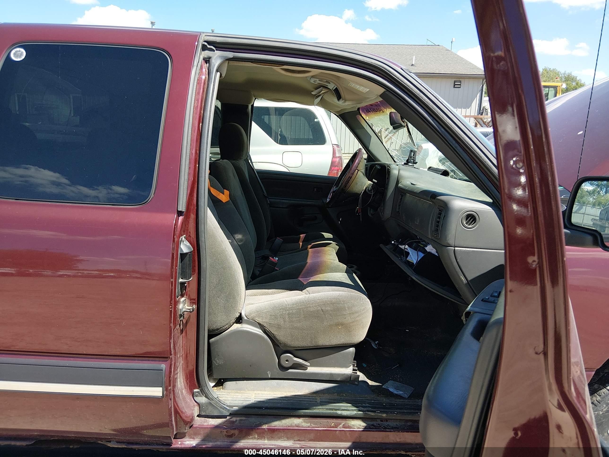 2003 Chevrolet Silverado 1500 Ls Бордовый vin: 2GCEK19T131201983