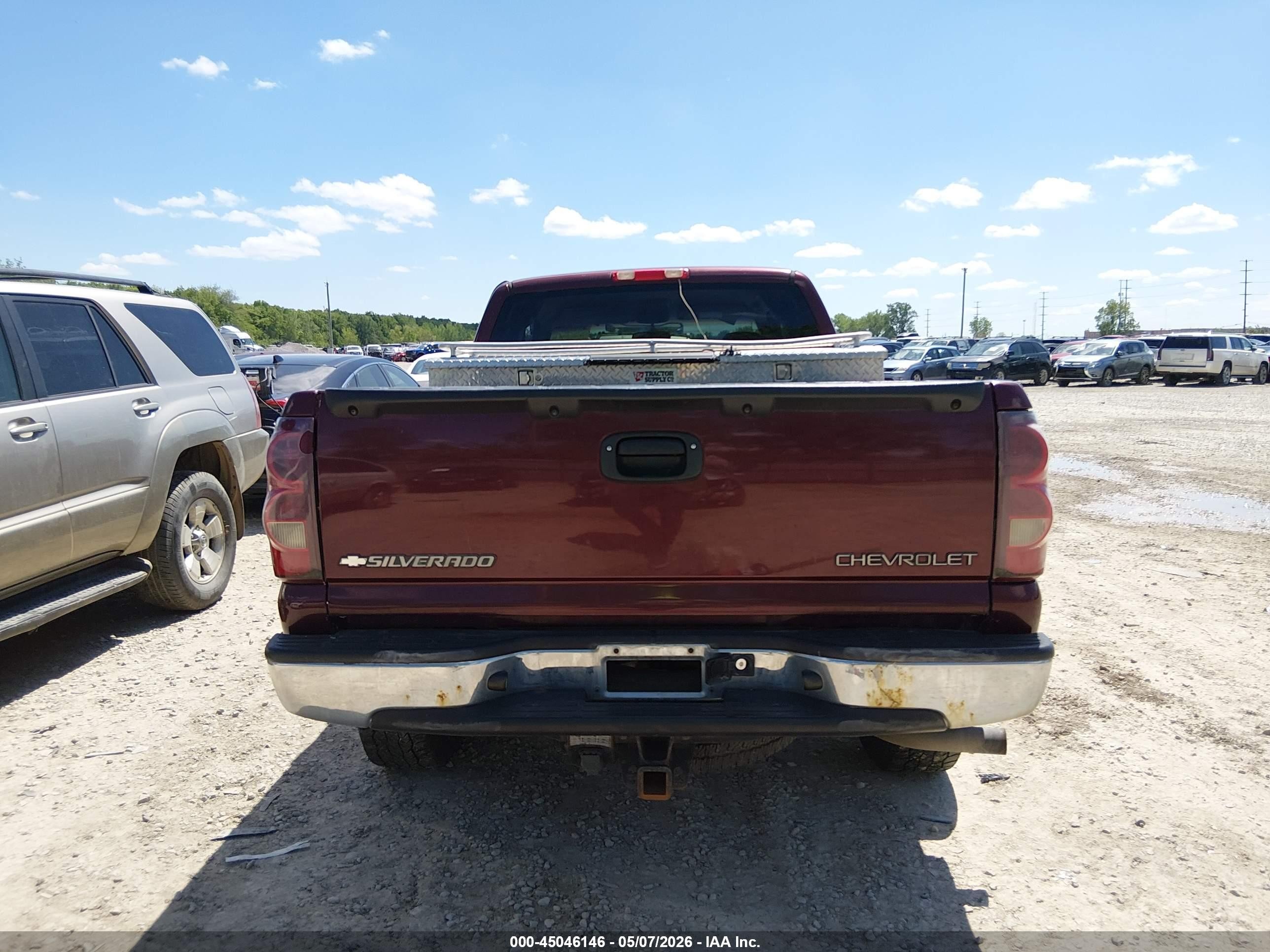 2003 Chevrolet Silverado 1500 Ls Бордовый vin: 2GCEK19T131201983