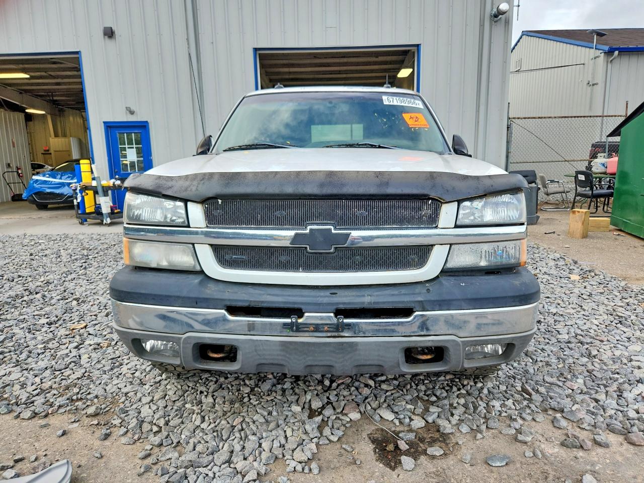 2003 Chevrolet Silverado K1500 White vin: 2GCEK19T131236197