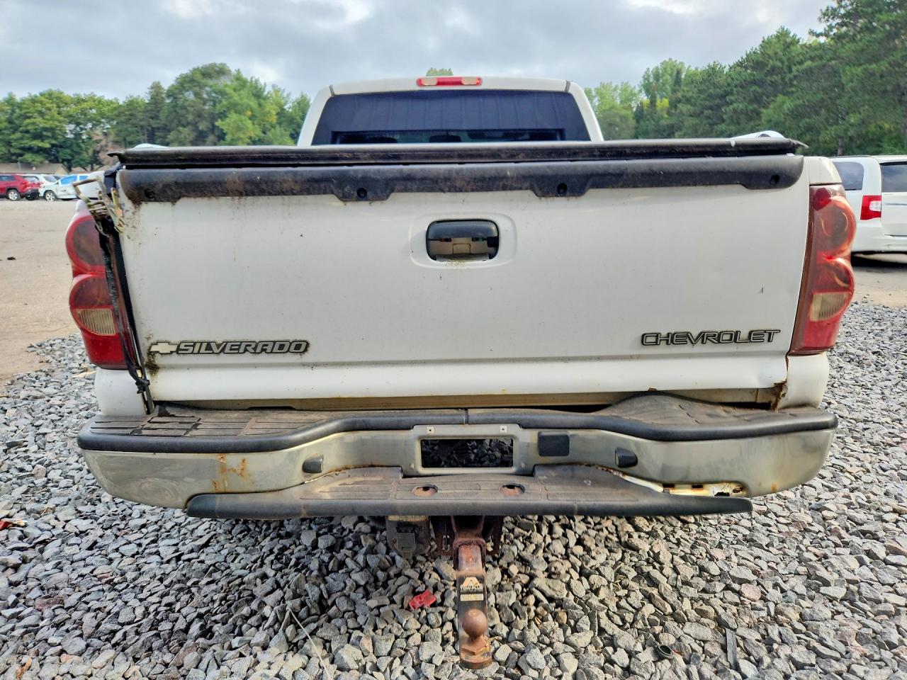 2003 Chevrolet Silverado K1500 White vin: 2GCEK19T131236197