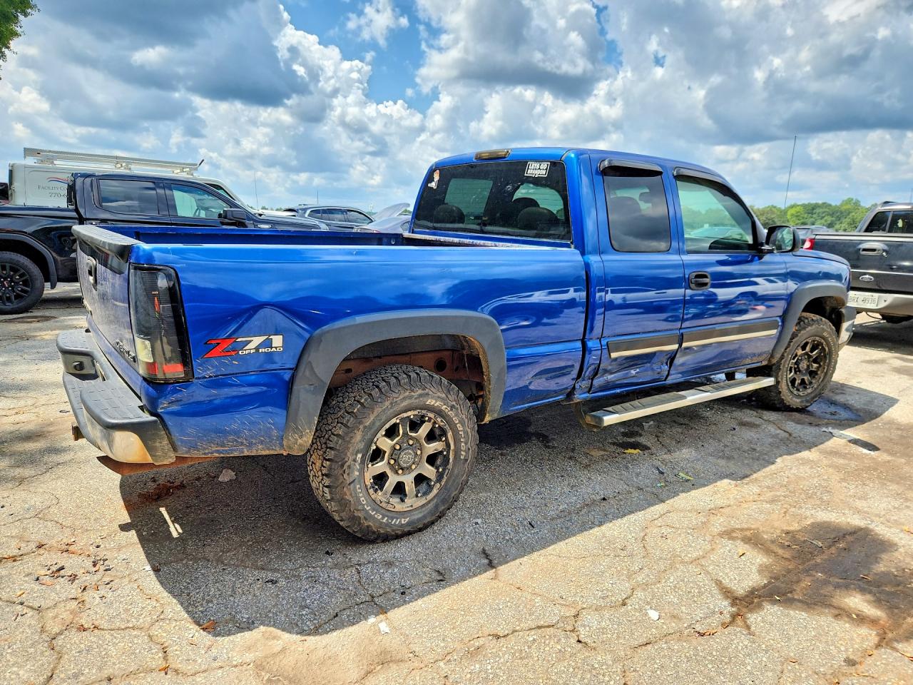 2004 Chevrolet Silverado K1500 Blue vin: 2GCEK19T141183860