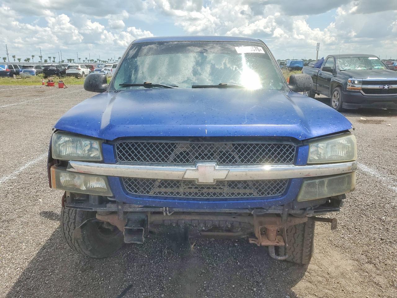 2004 Chevrolet Silverado 1500 Crew Blue vin: 2GCEK19T141229106