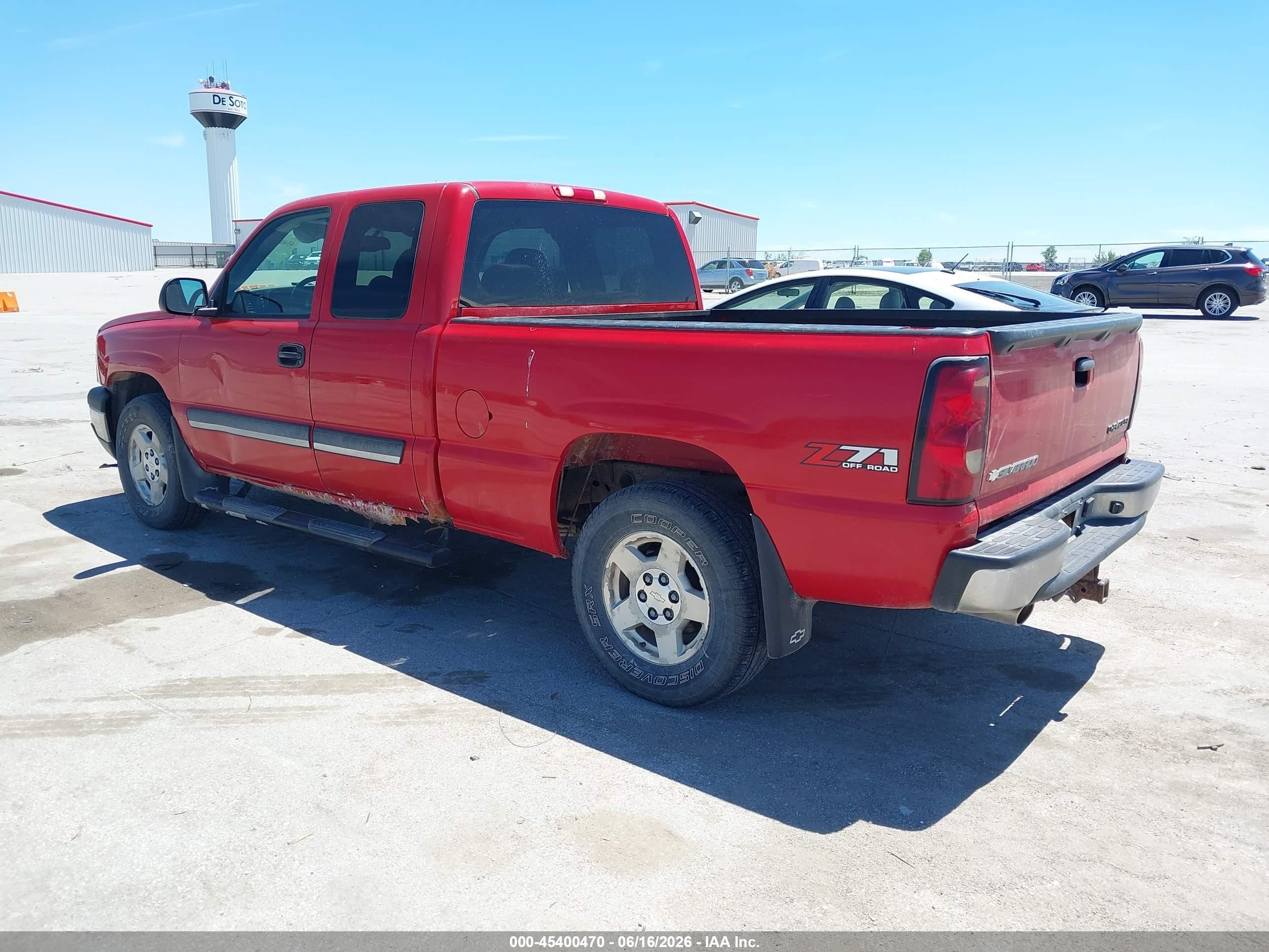 2004 Chevrolet Silverado 1500 Z71 Red vin: 2GCEK19T141335149