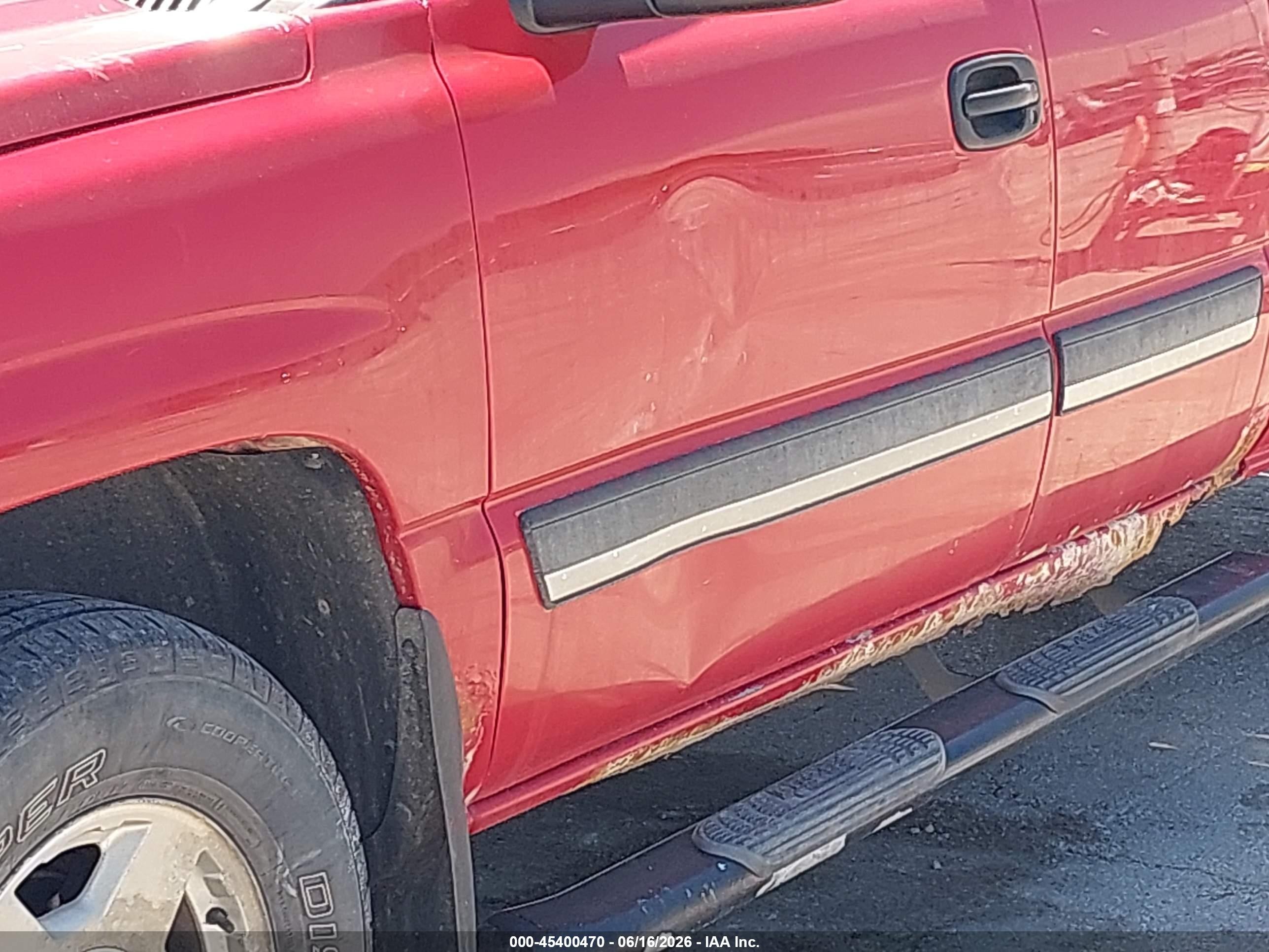 2004 Chevrolet Silverado 1500 Z71 Red vin: 2GCEK19T141335149