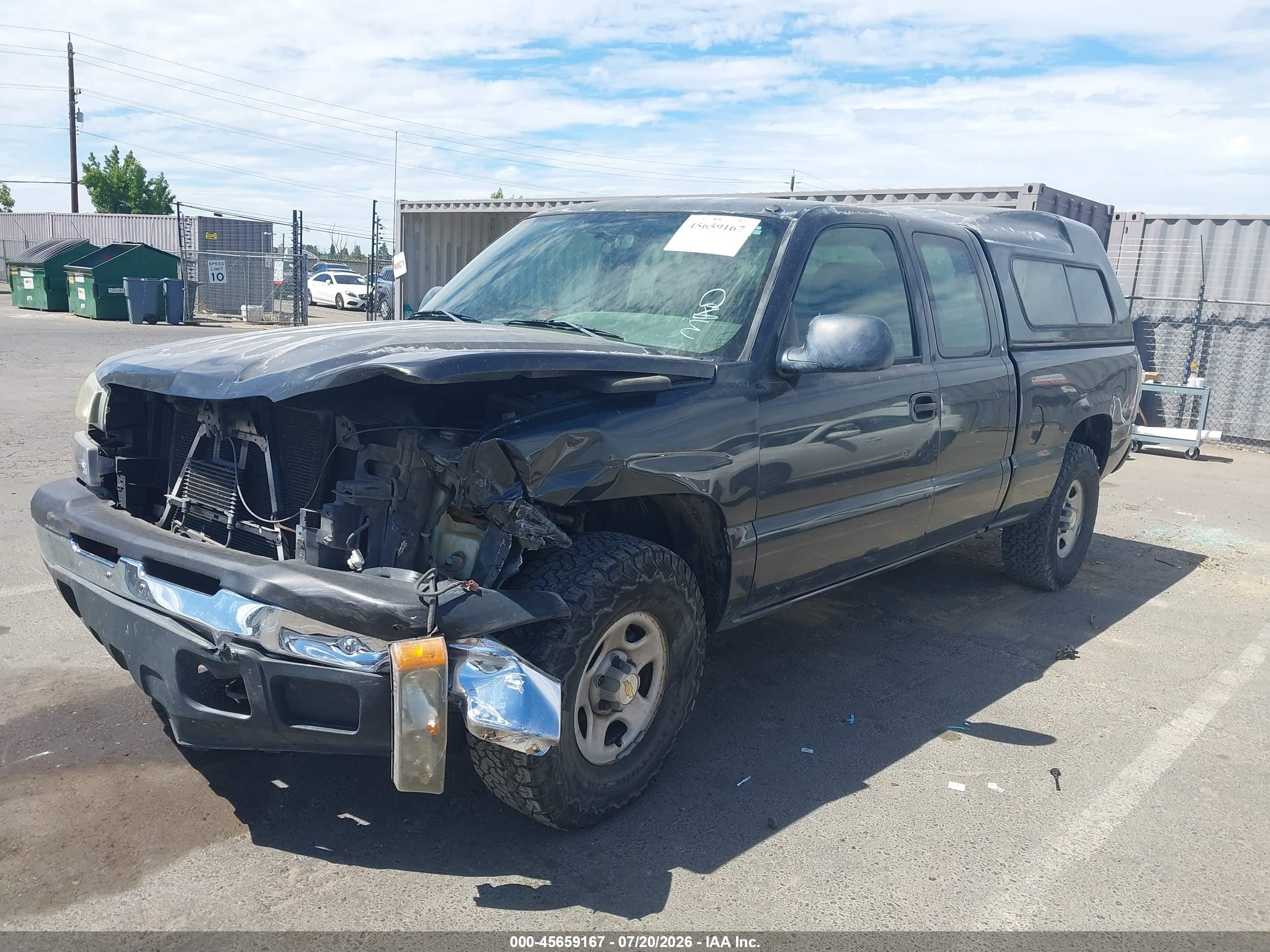 2004 Chevrolet Silverado 1500 Work Truck Gray vin: 2GCEK19T141409640