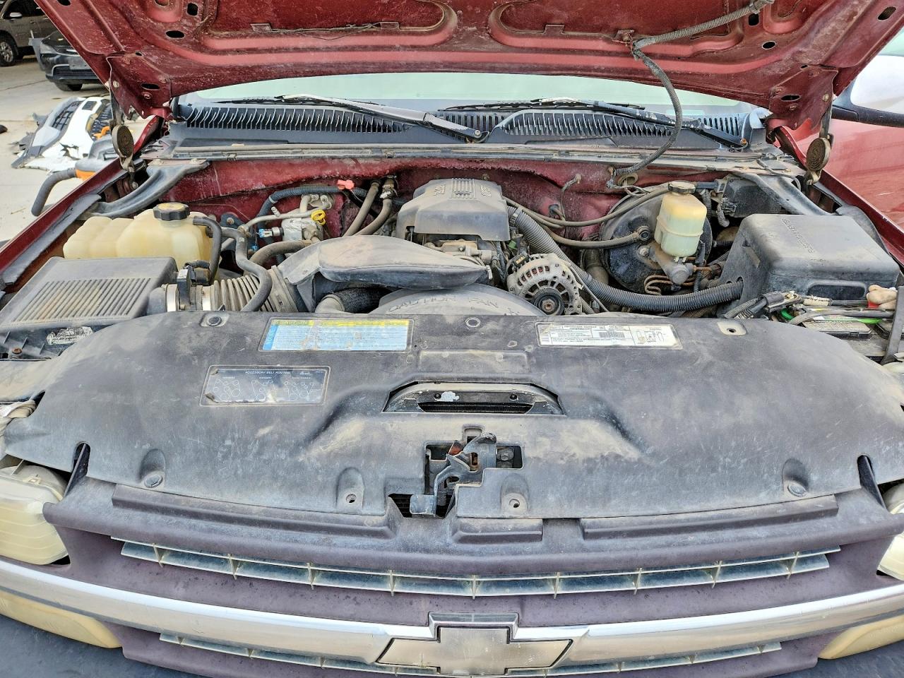 1999 Chevrolet Silverado K1500 Burgundy vin: 2GCEK19T1X1260800