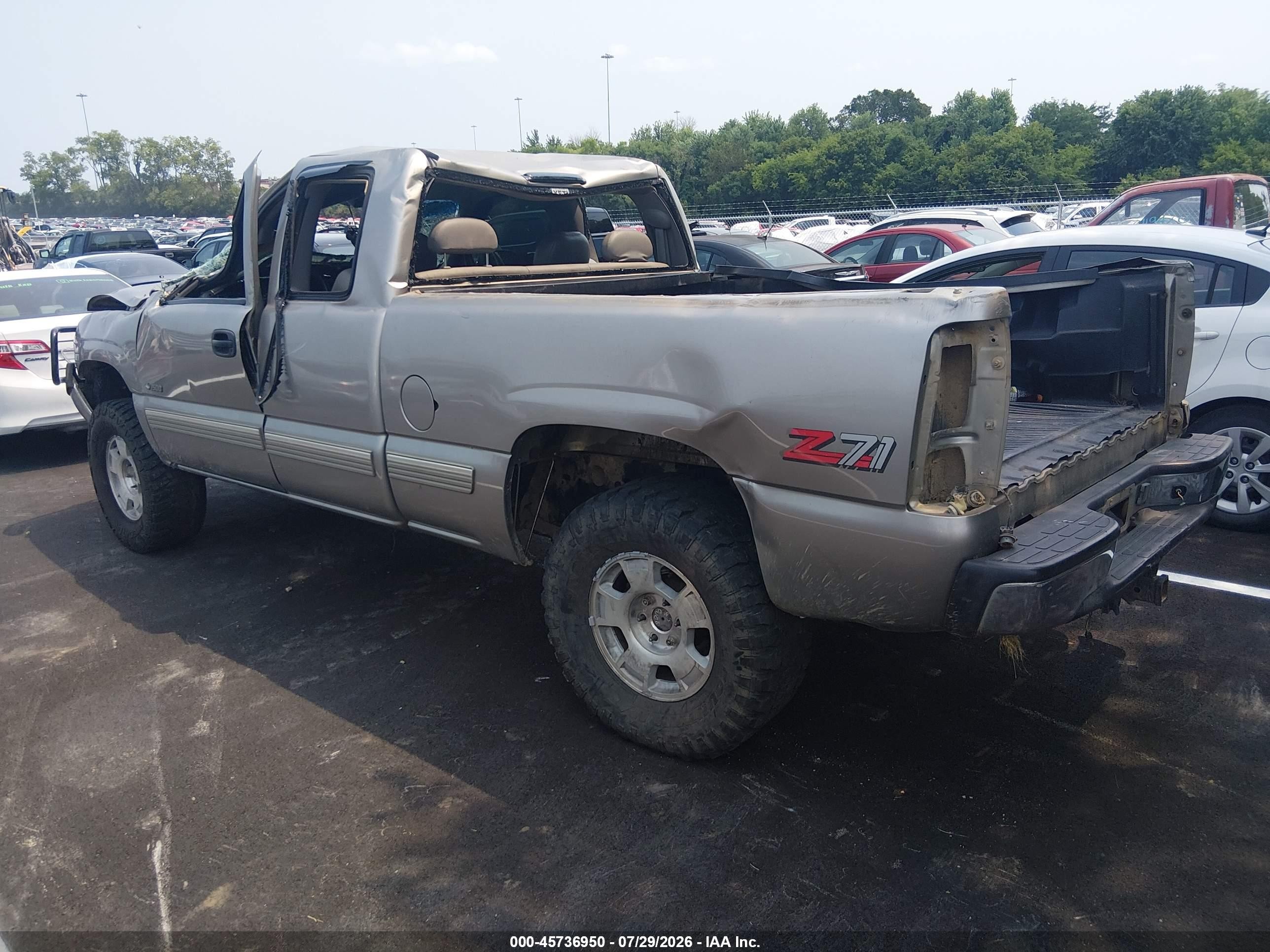 1999 Chevrolet Silverado 1500 Ls Tan vin: 2GCEK19T1X1294574