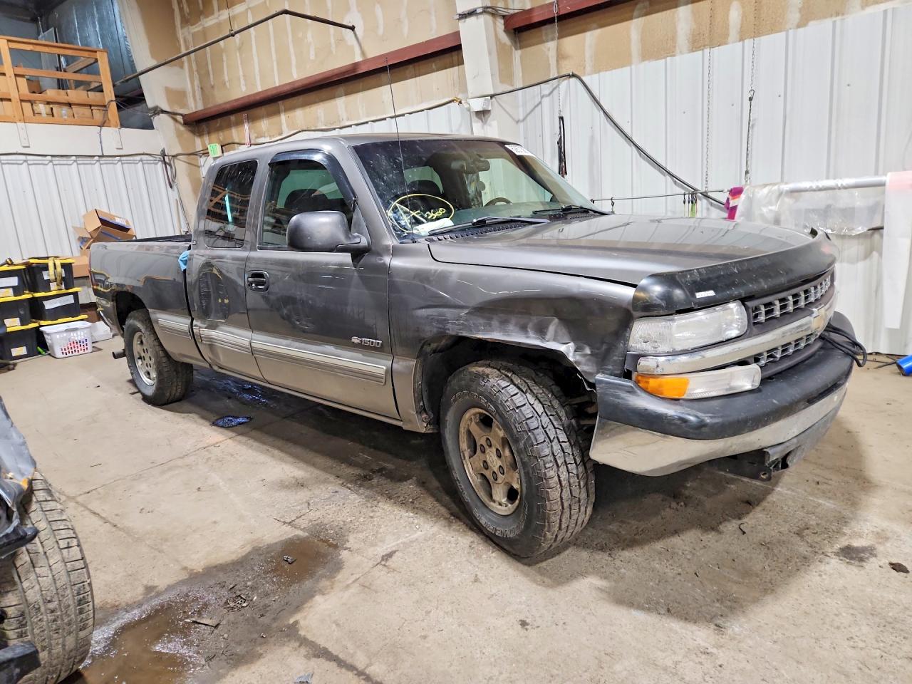 2000 Chevrolet Silverado K1500 Серый vin: 2GCEK19T1Y1359134