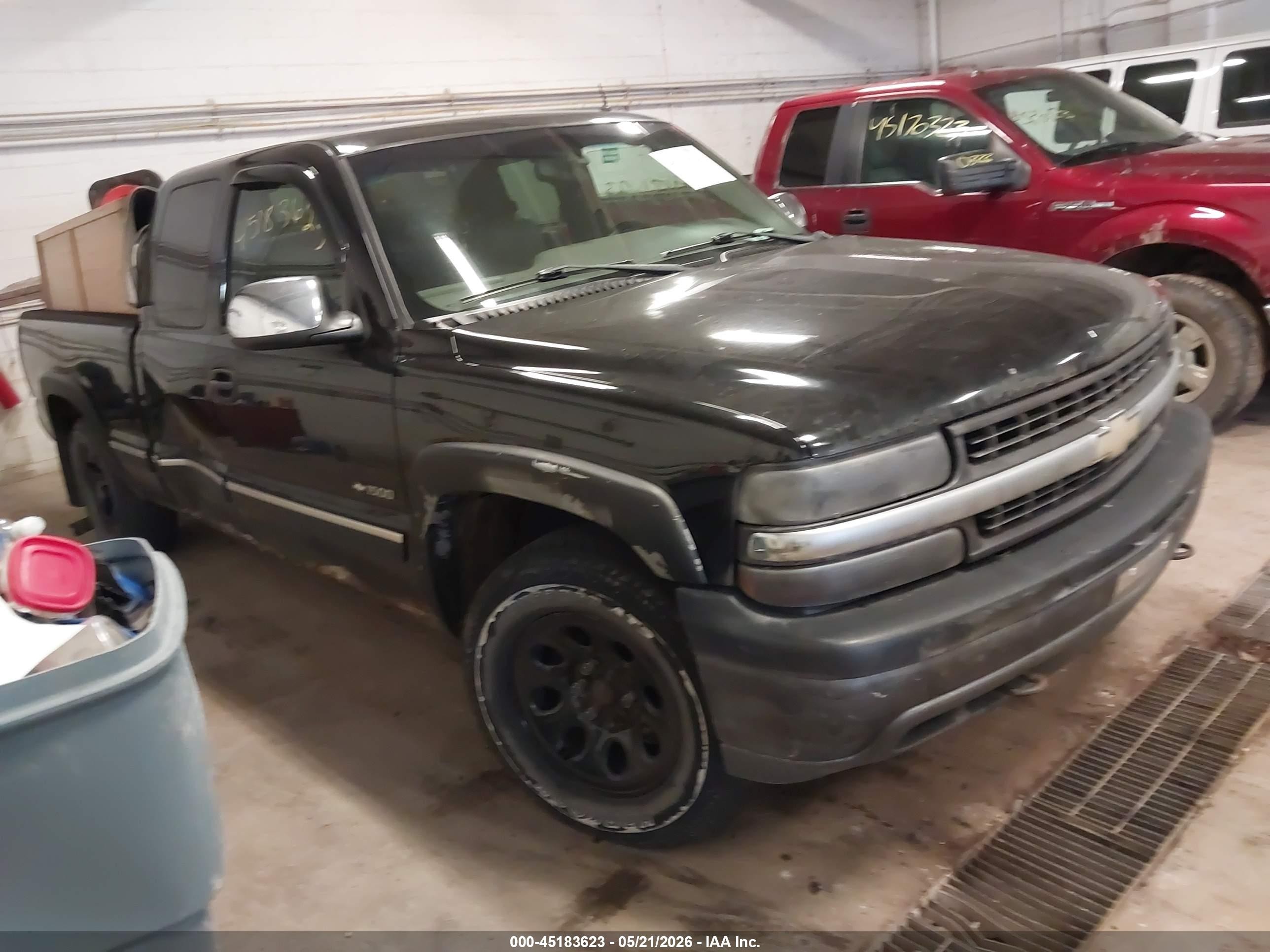 2002 Chevrolet Silverado 1500 Lt Черный vin: 2GCEK19T221201795