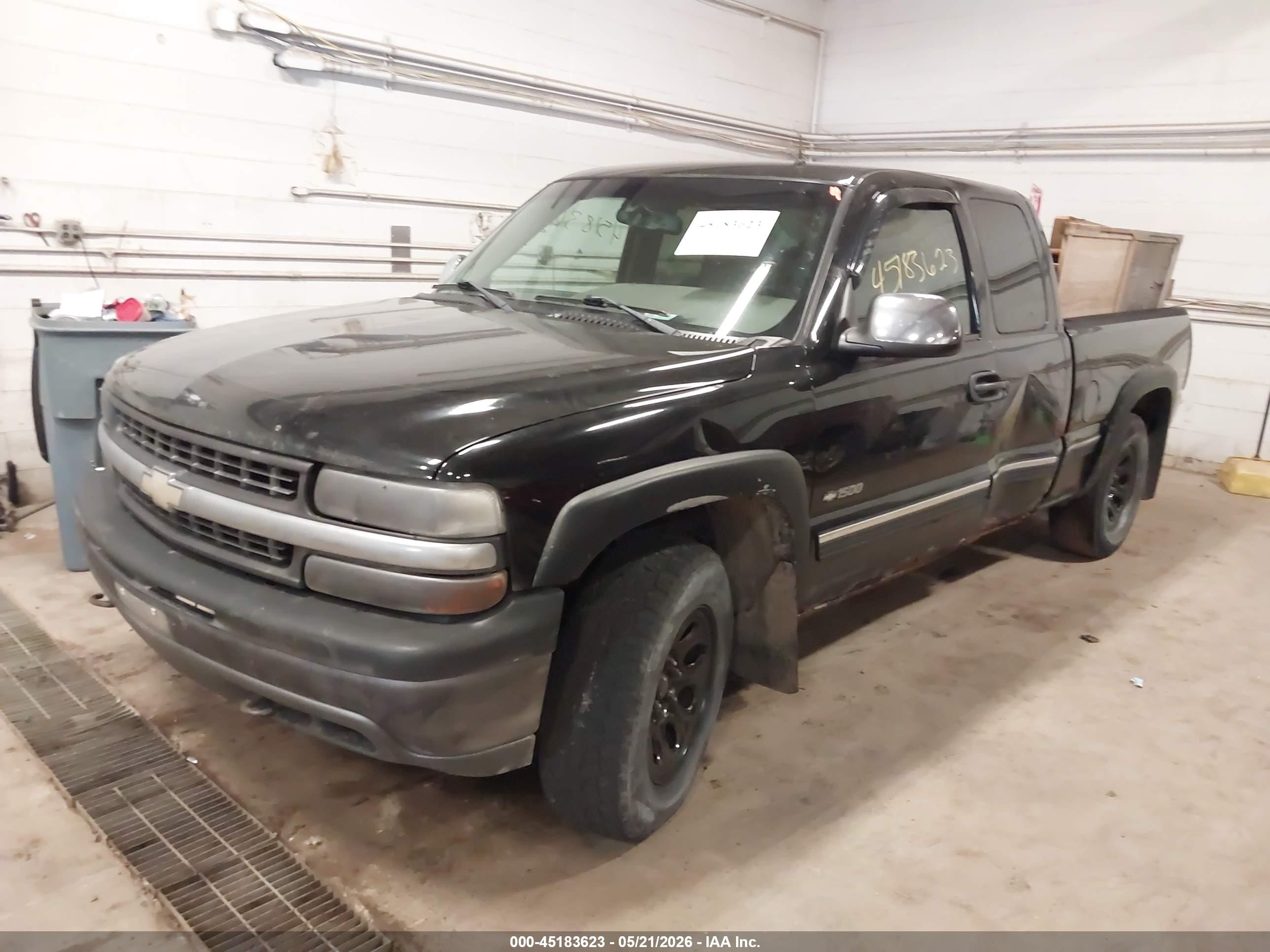 2002 Chevrolet Silverado 1500 Lt Черный vin: 2GCEK19T221201795