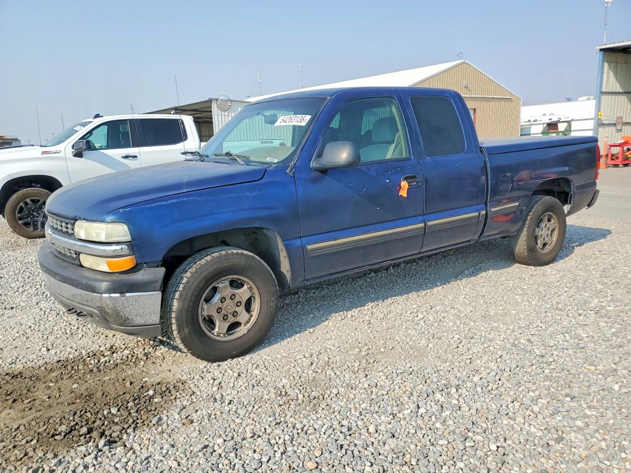 2002 Chevrolet Silverado K1500 Blue vin: 2GCEK19T221307728