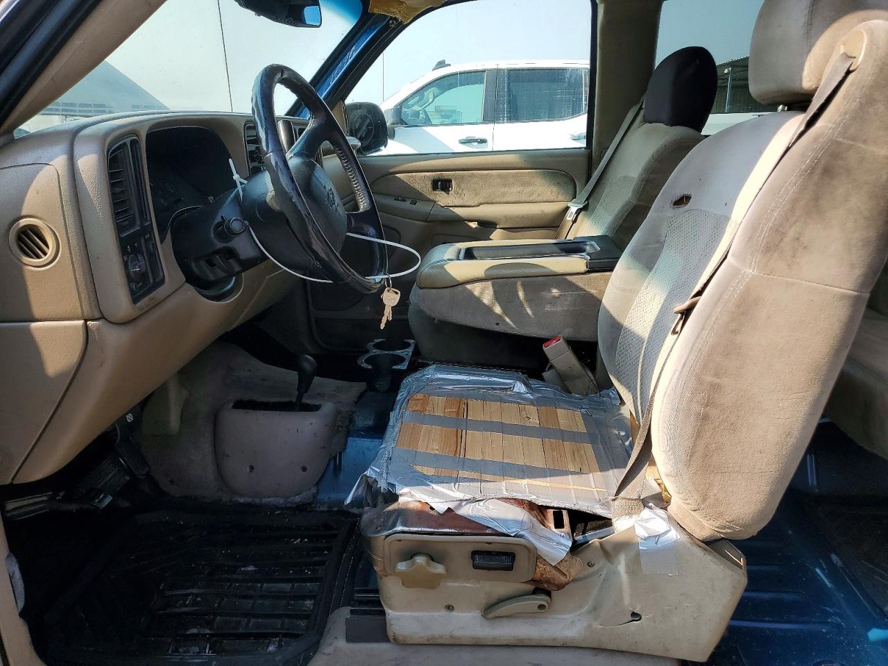 2002 Chevrolet Silverado K1500 Blue vin: 2GCEK19T221307728