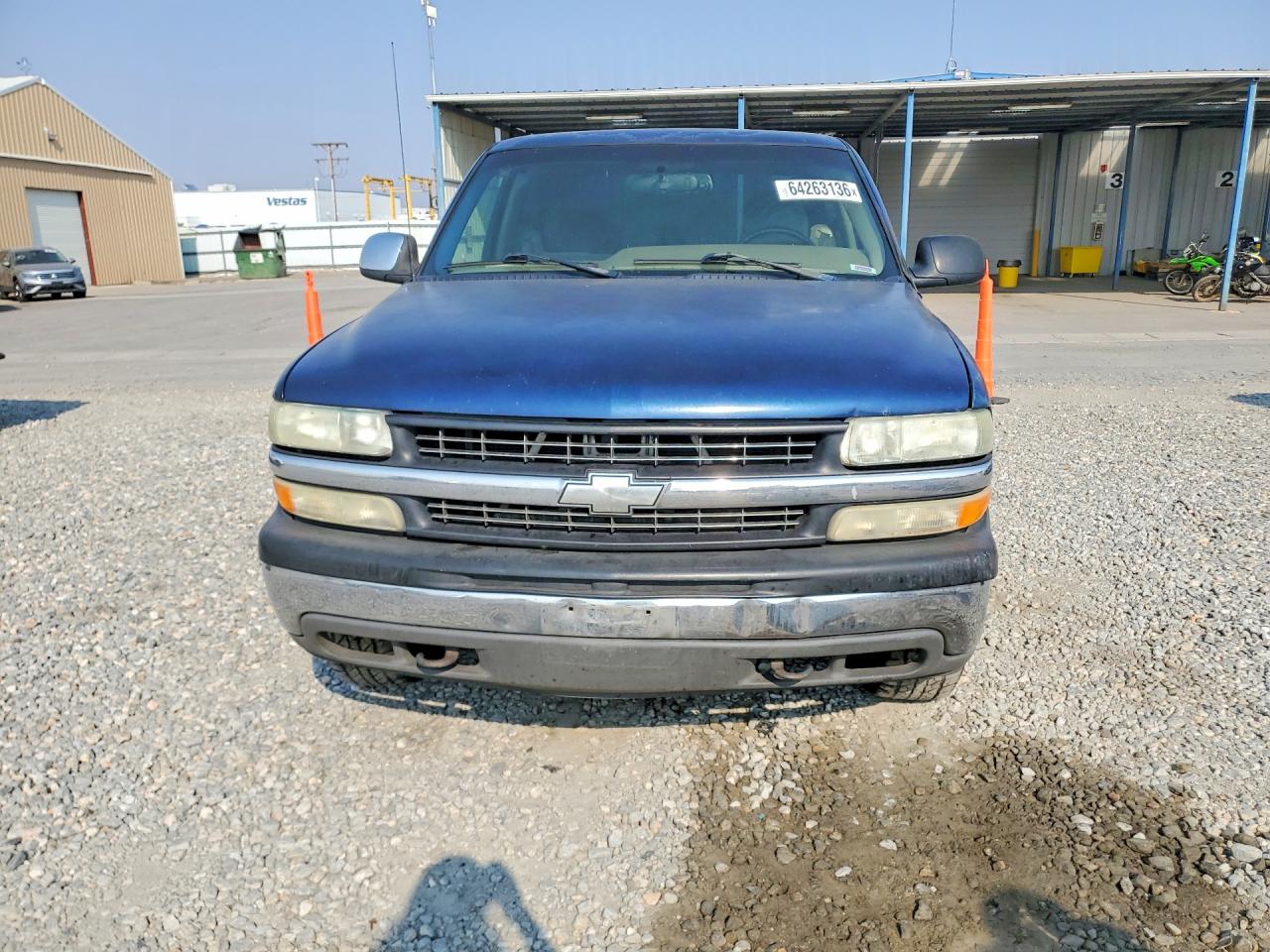 2002 Chevrolet Silverado K1500 Blue vin: 2GCEK19T221307728