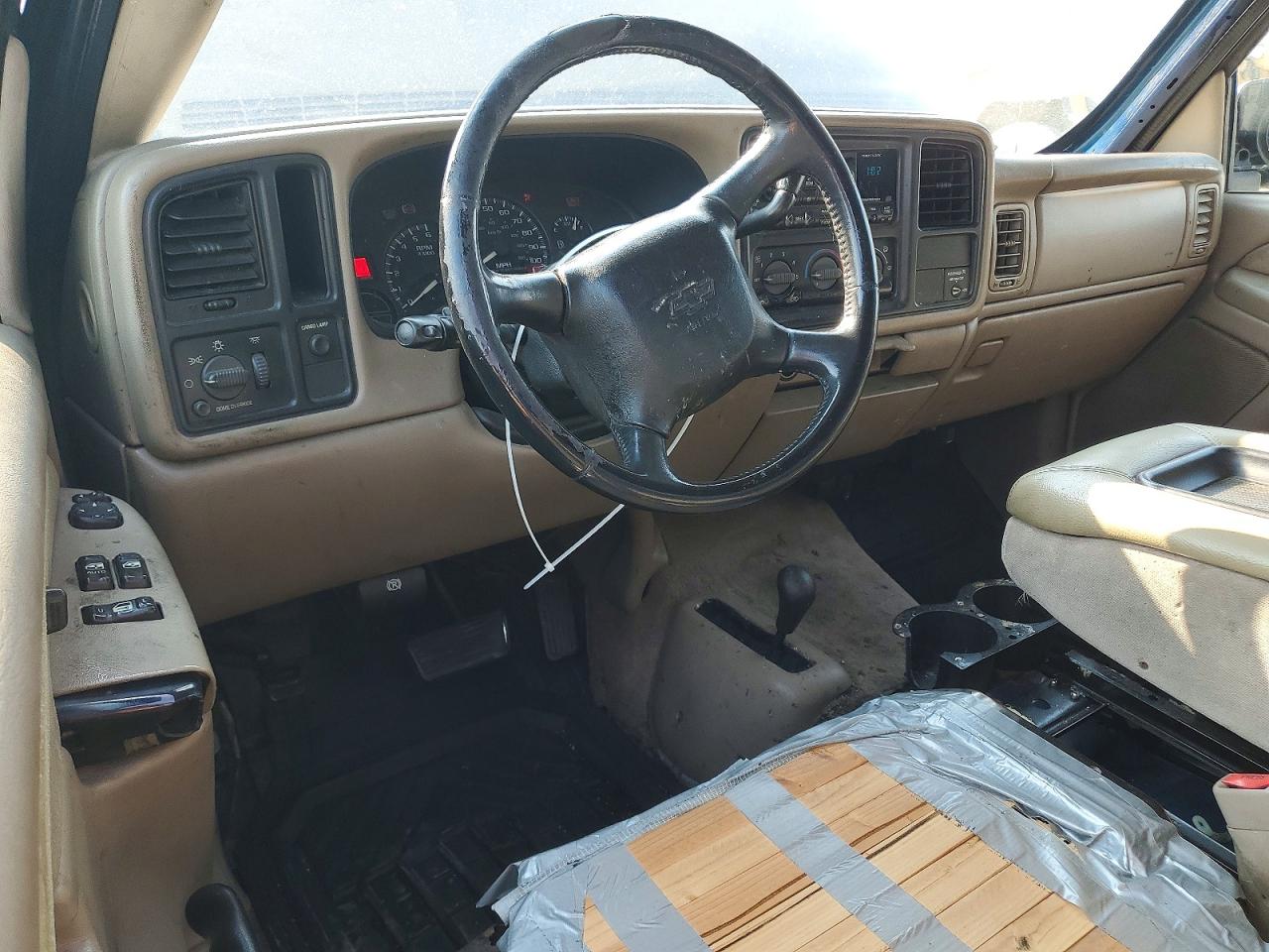 2002 Chevrolet Silverado K1500 Blue vin: 2GCEK19T221307728
