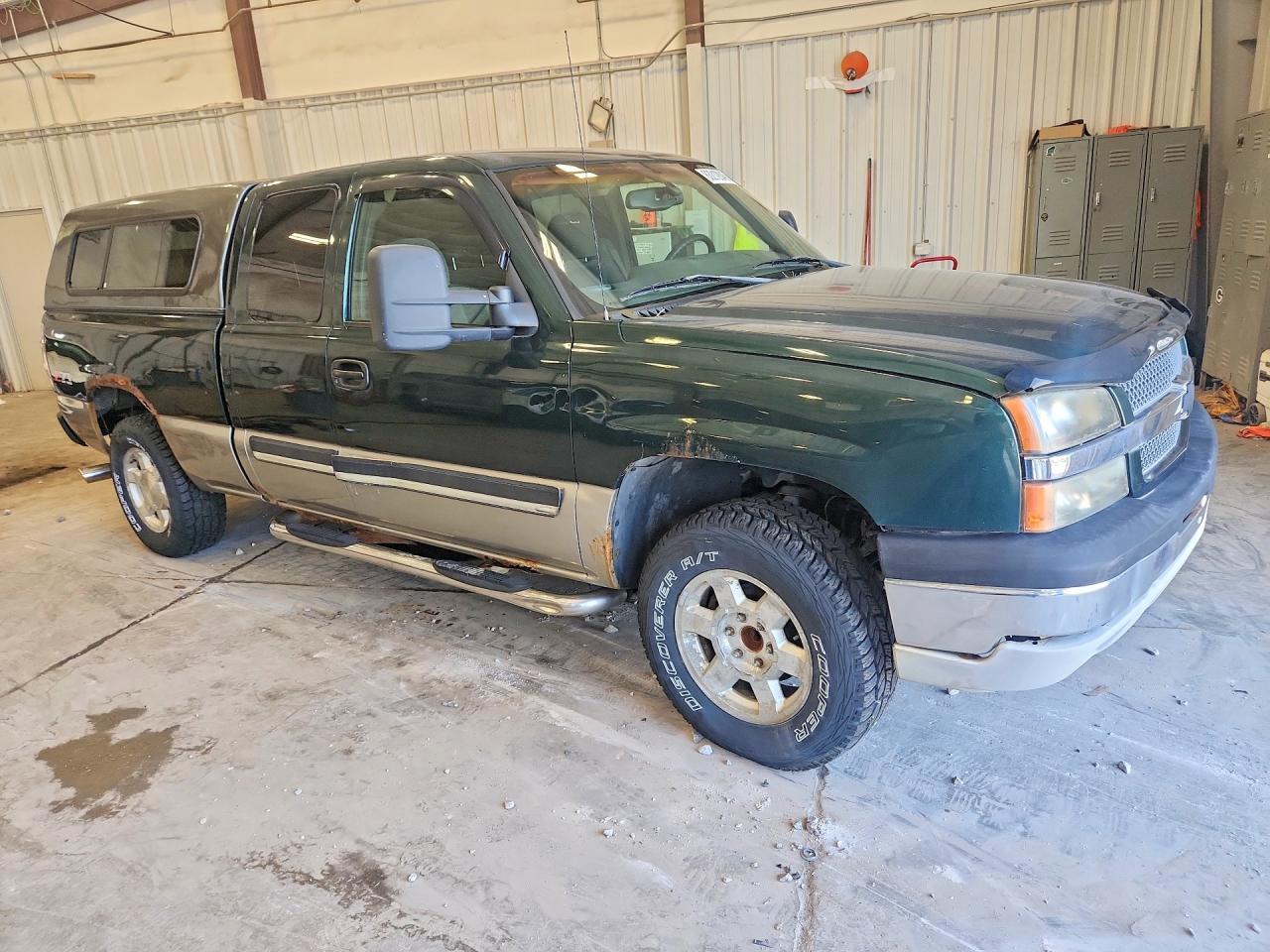 2003 Chevrolet Silverado K1500 Green vin: 2GCEK19T231177595