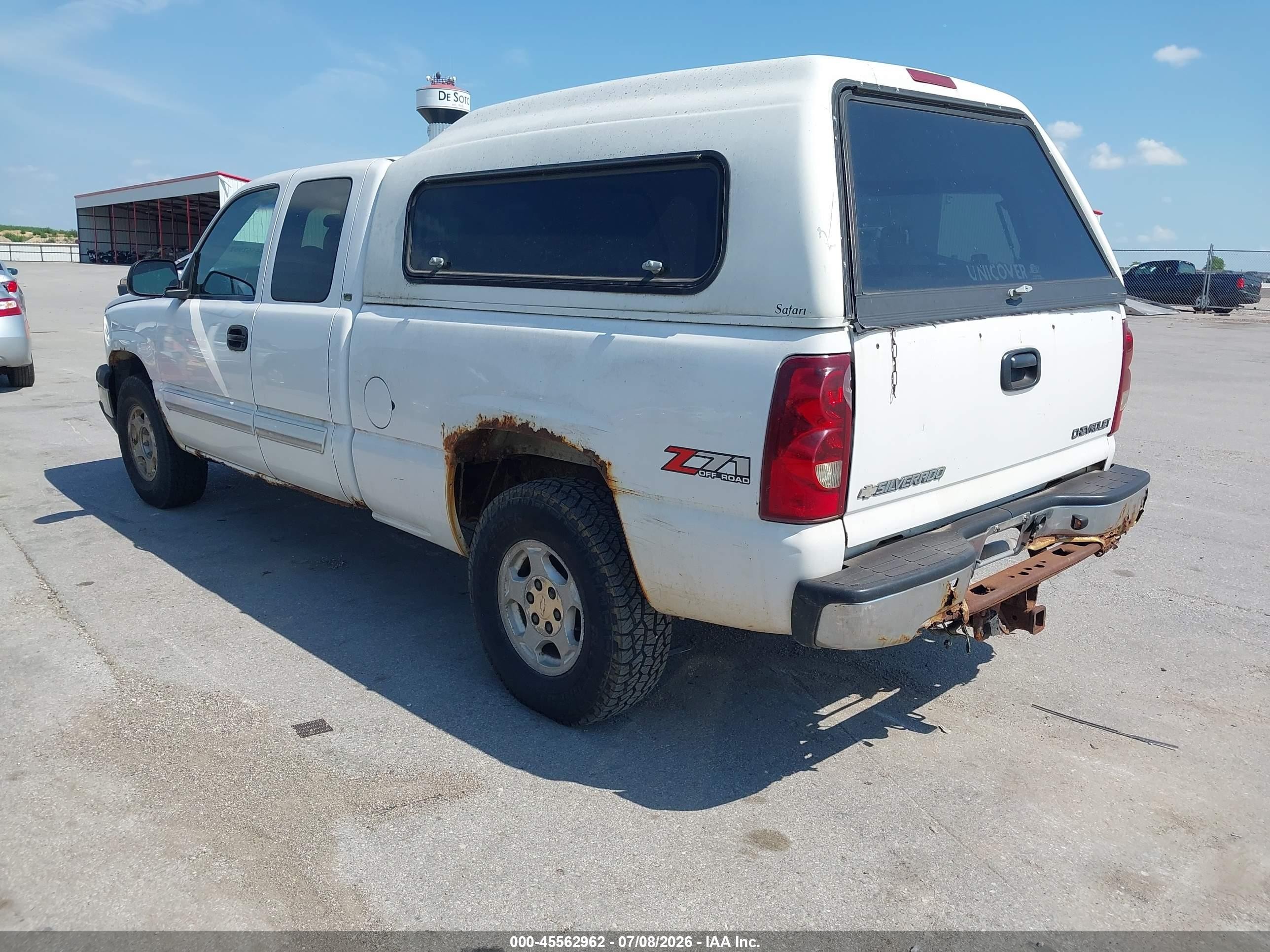2003 Chevrolet Silverado 1500 Ls White vin: 2GCEK19T231226522