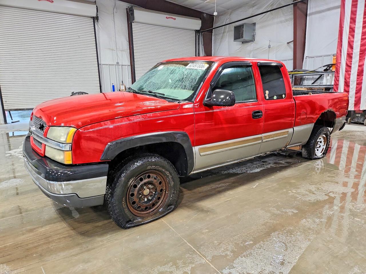 2003 Chevrolet Silverado K1500 Red vin: 2GCEK19T231317998