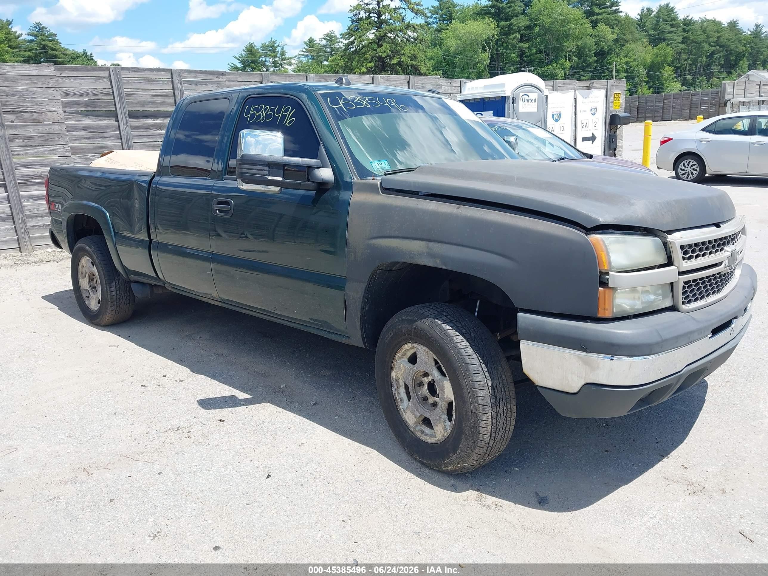 2004 Chevrolet Silverado 1500 Z71 Green vin: 2GCEK19T241113574