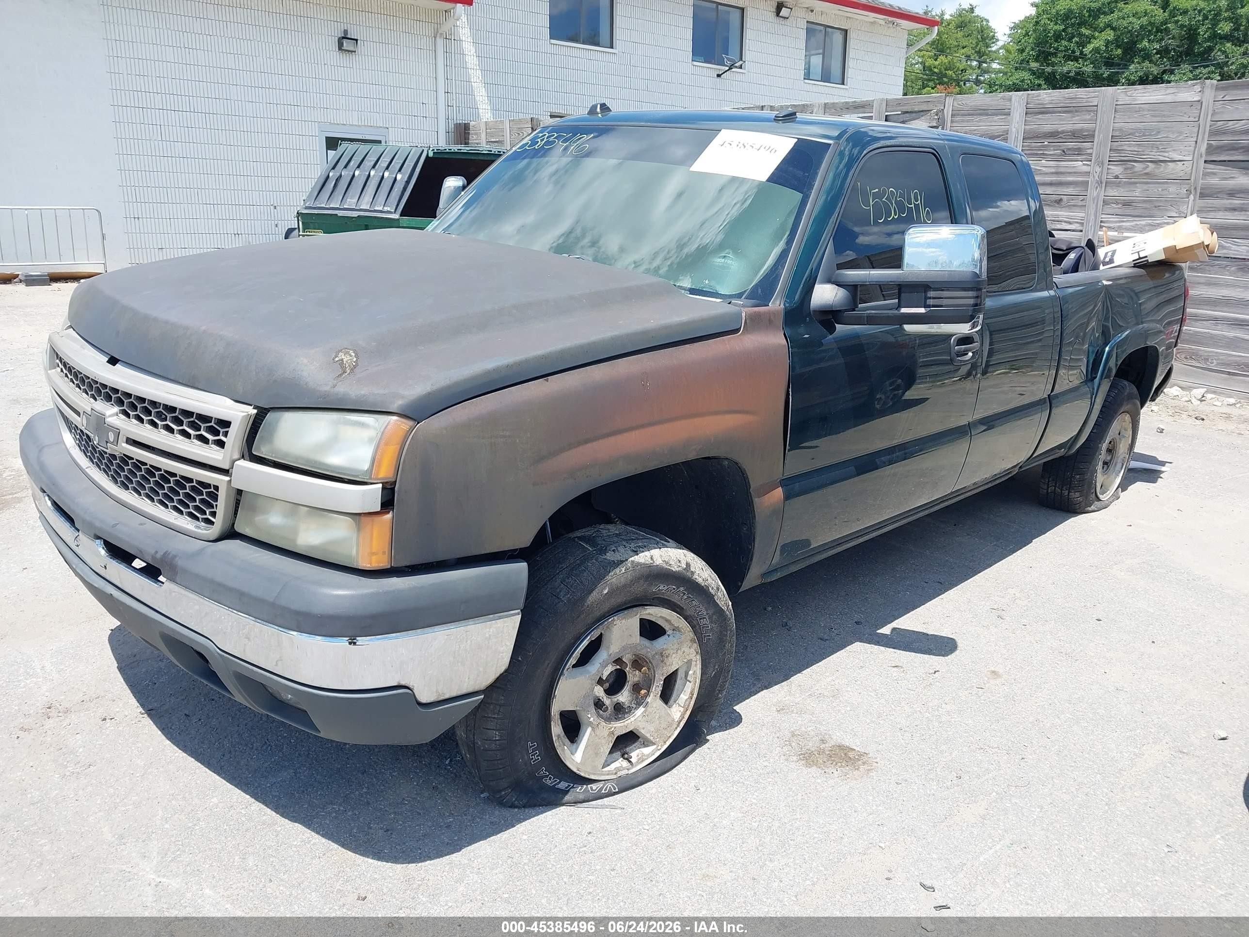 2004 Chevrolet Silverado 1500 Z71 Green vin: 2GCEK19T241113574