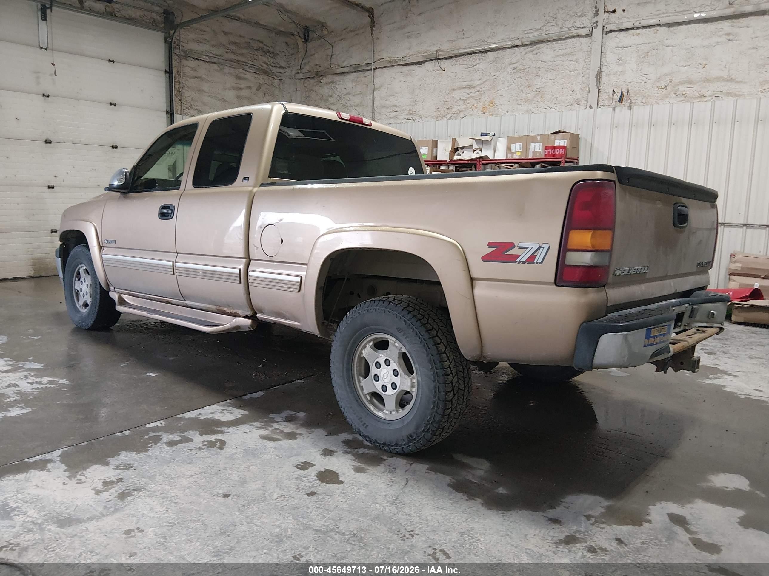 2000 Chevrolet Silverado 1500 Ls Золотой vin: 2GCEK19T2Y1187146