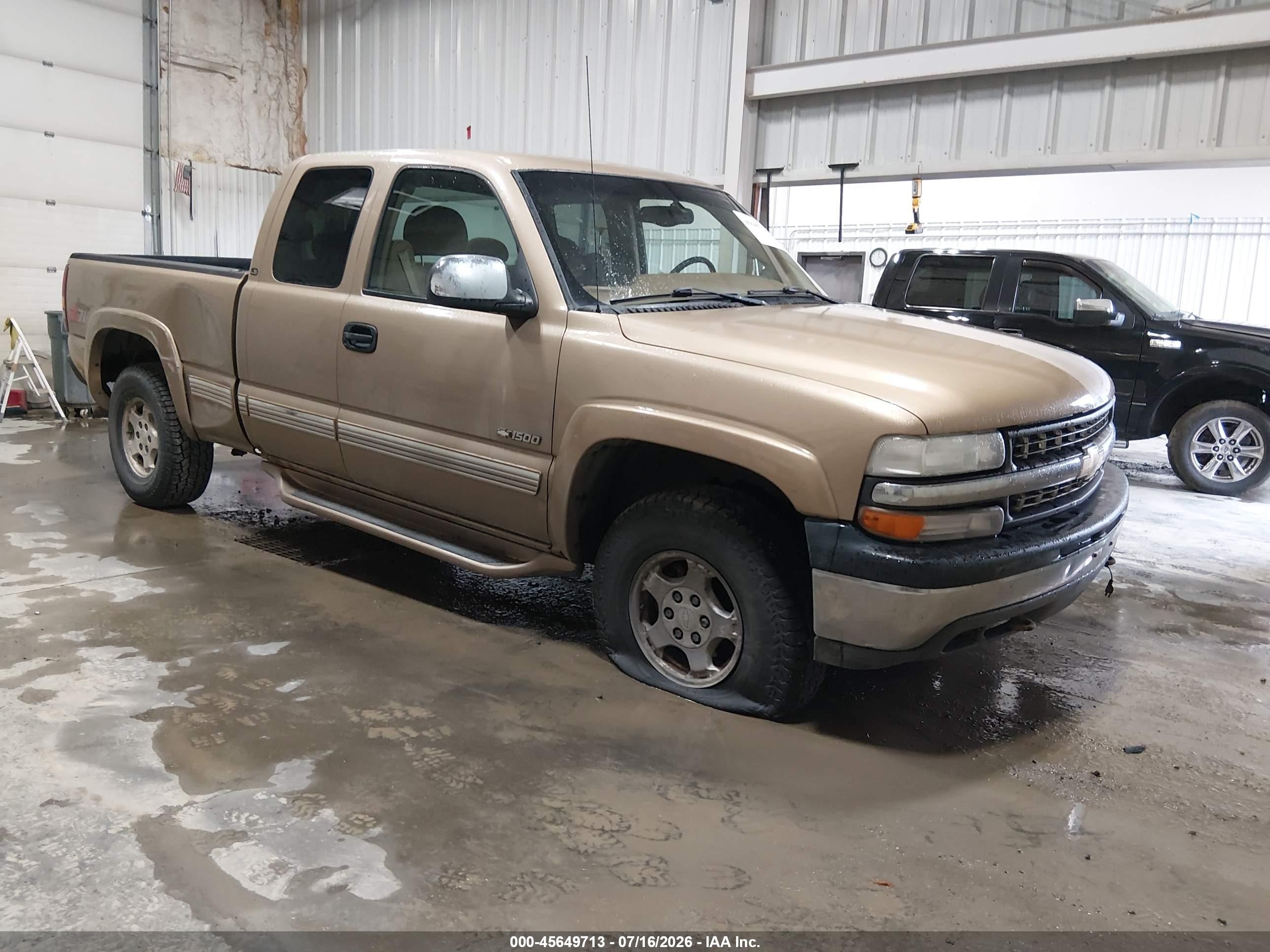 2000 Chevrolet Silverado 1500 Ls Gold vin: 2GCEK19T2Y1187146