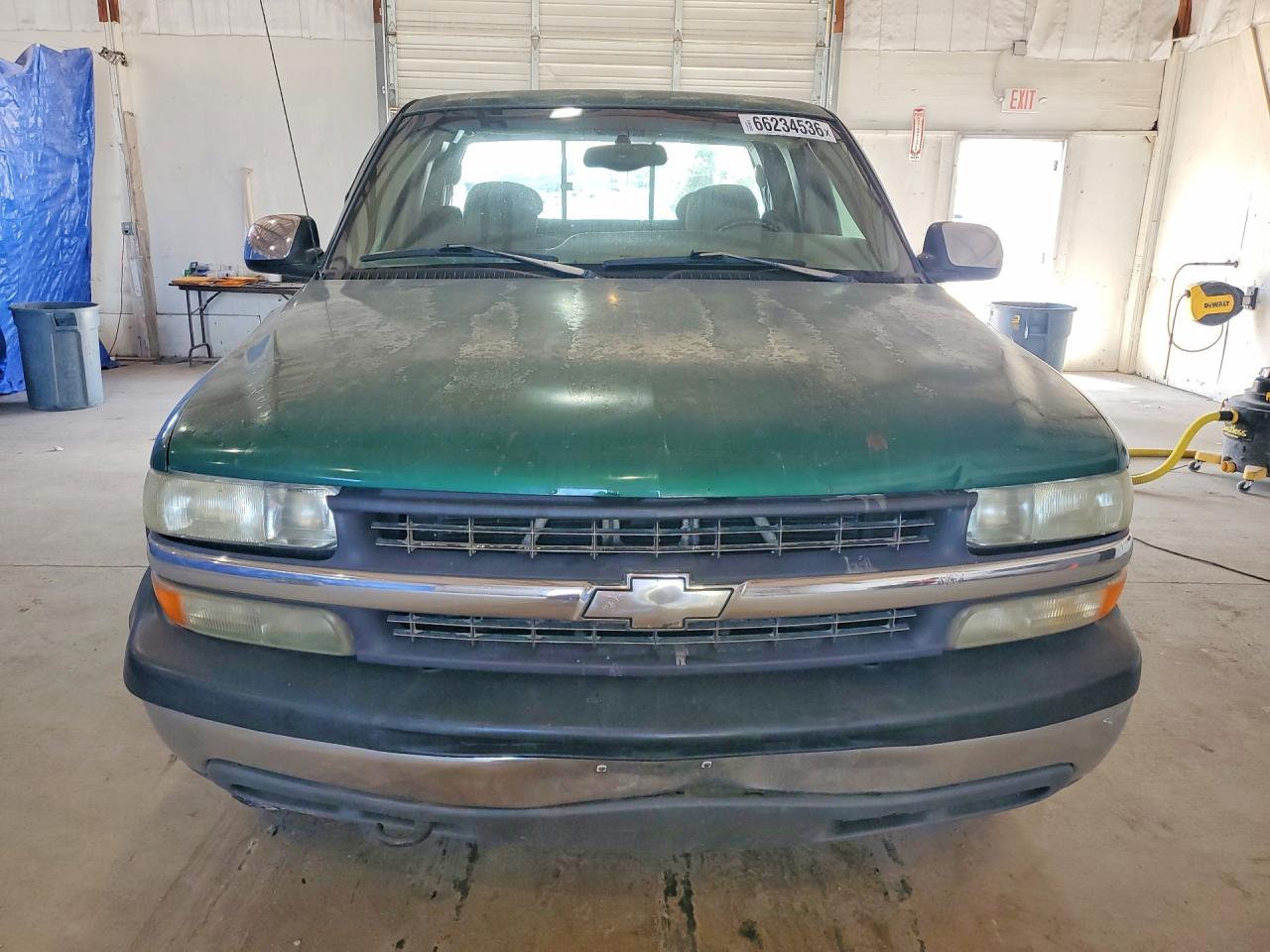 2000 Chevrolet Silverado K1500 Green vin: 2GCEK19T2Y1231677