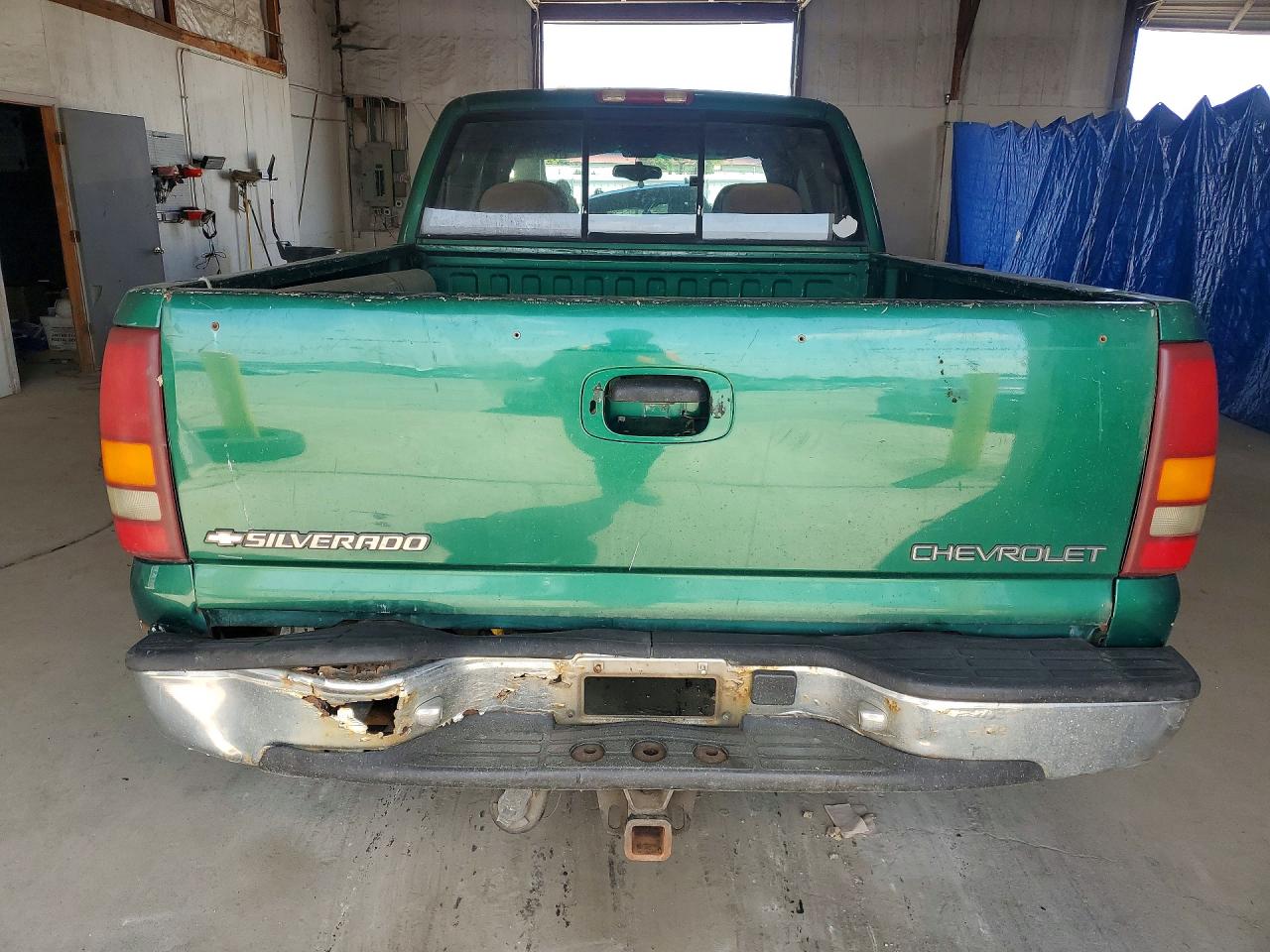 2000 Chevrolet Silverado K1500 Green vin: 2GCEK19T2Y1231677