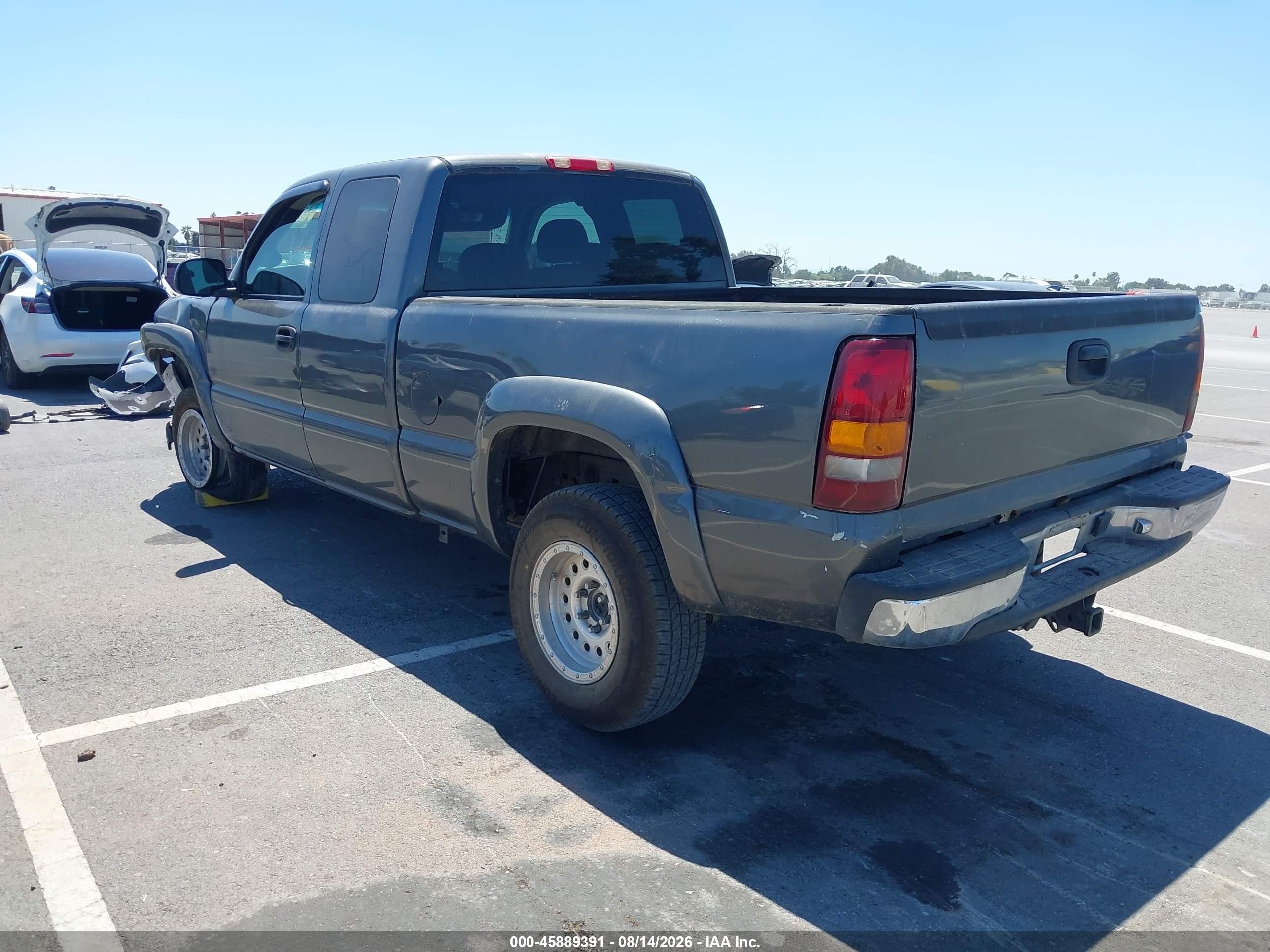 2000 Chevrolet Silverado 1500 Lt Gray vin: 2GCEK19T2Y1269328