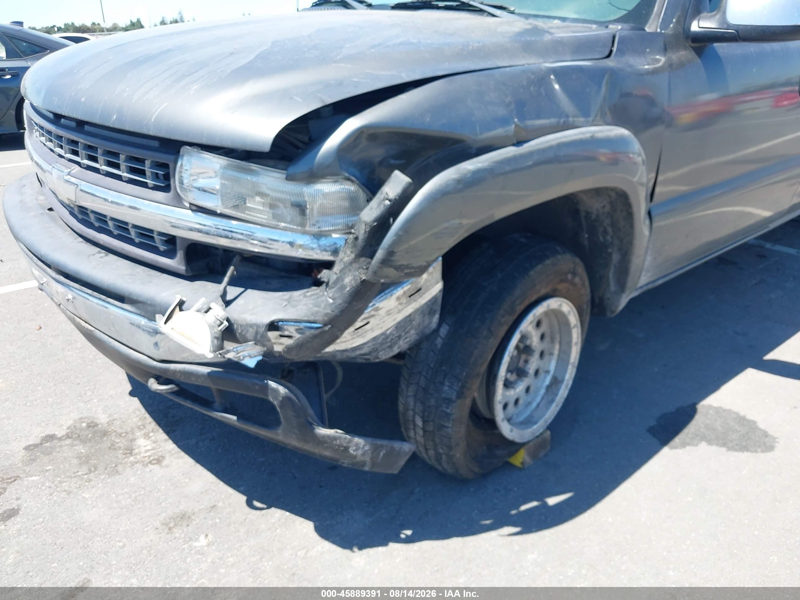 2000 Chevrolet Silverado 1500 Lt Gray vin: 2GCEK19T2Y1269328