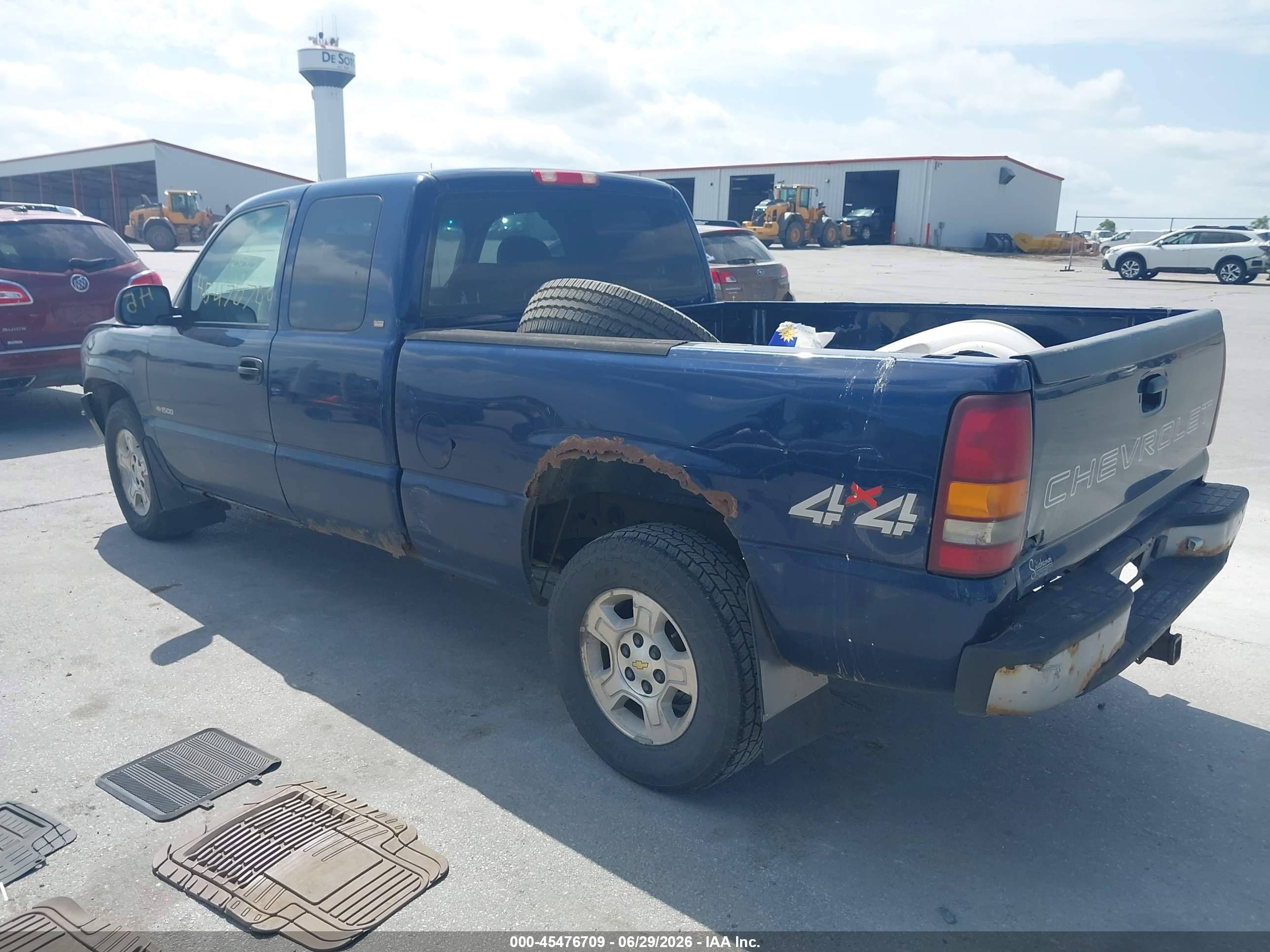2000 Chevrolet Silverado 1500   Blue vin: 2GCEK19T2Y1271399