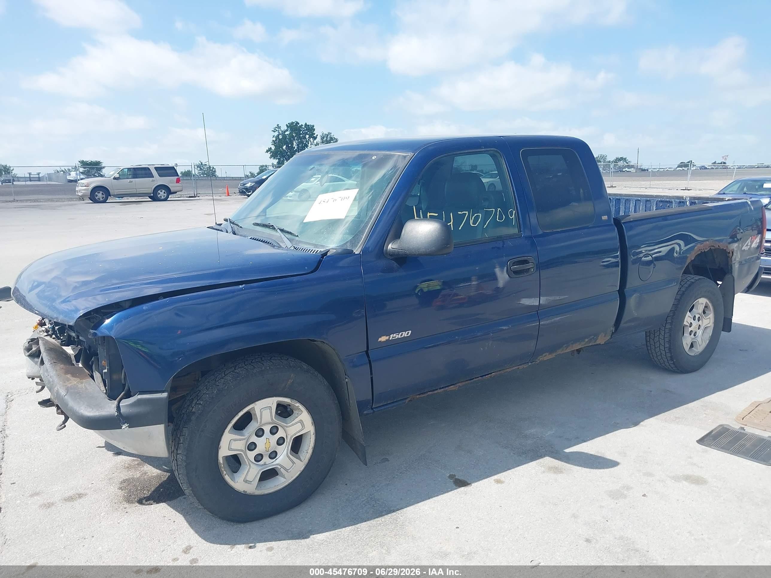 2000 Chevrolet Silverado 1500   Blue vin: 2GCEK19T2Y1271399