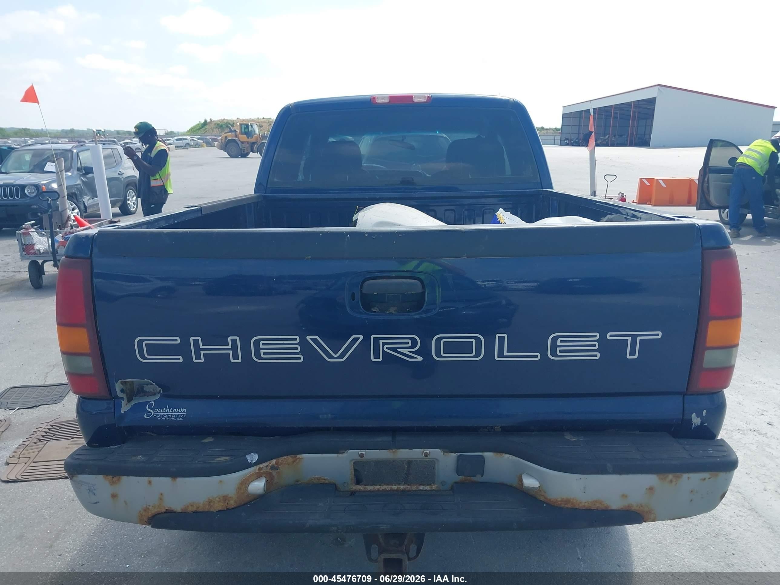 2000 Chevrolet Silverado 1500   Blue vin: 2GCEK19T2Y1271399