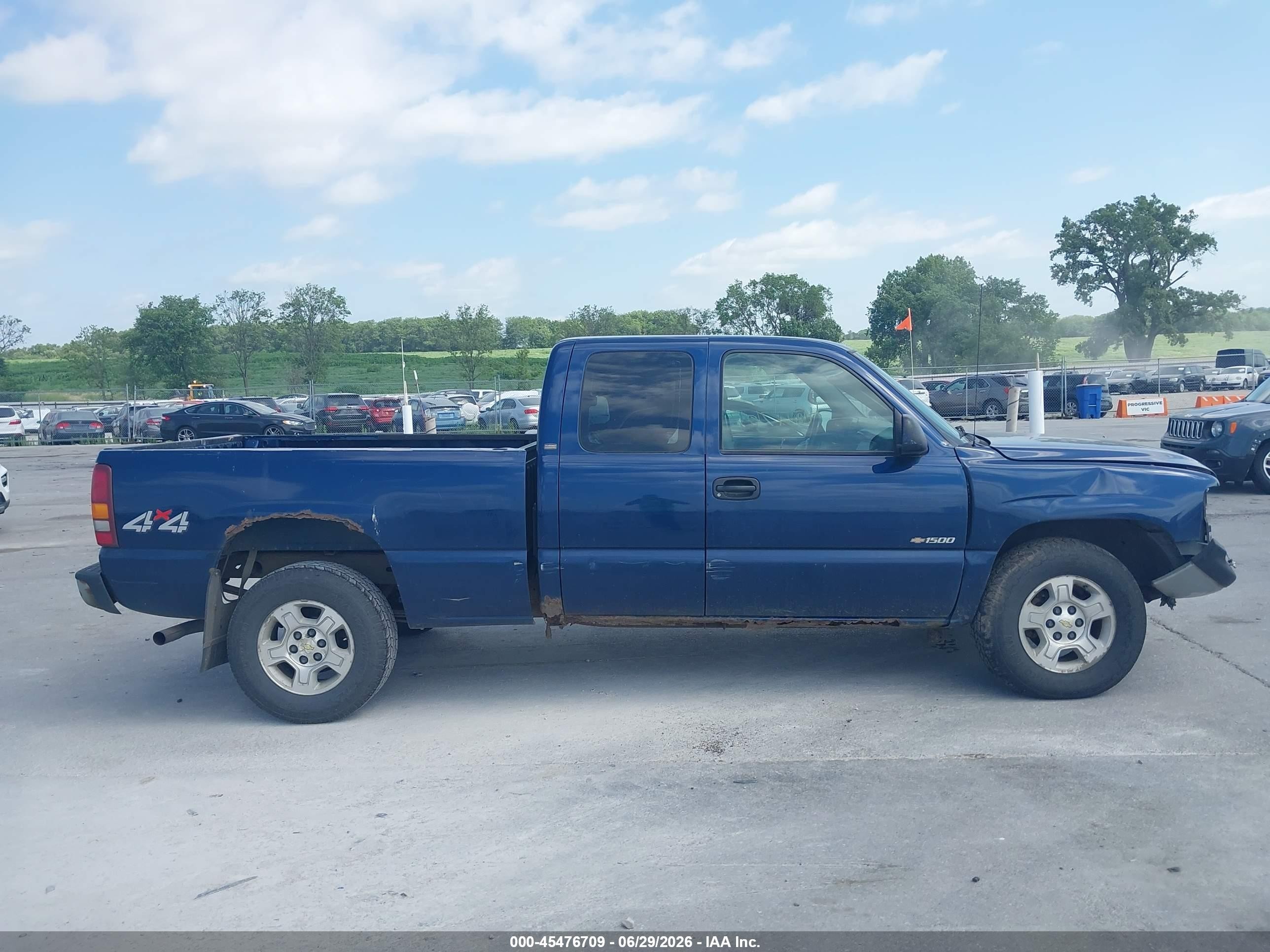 2000 Chevrolet Silverado 1500   Blue vin: 2GCEK19T2Y1271399