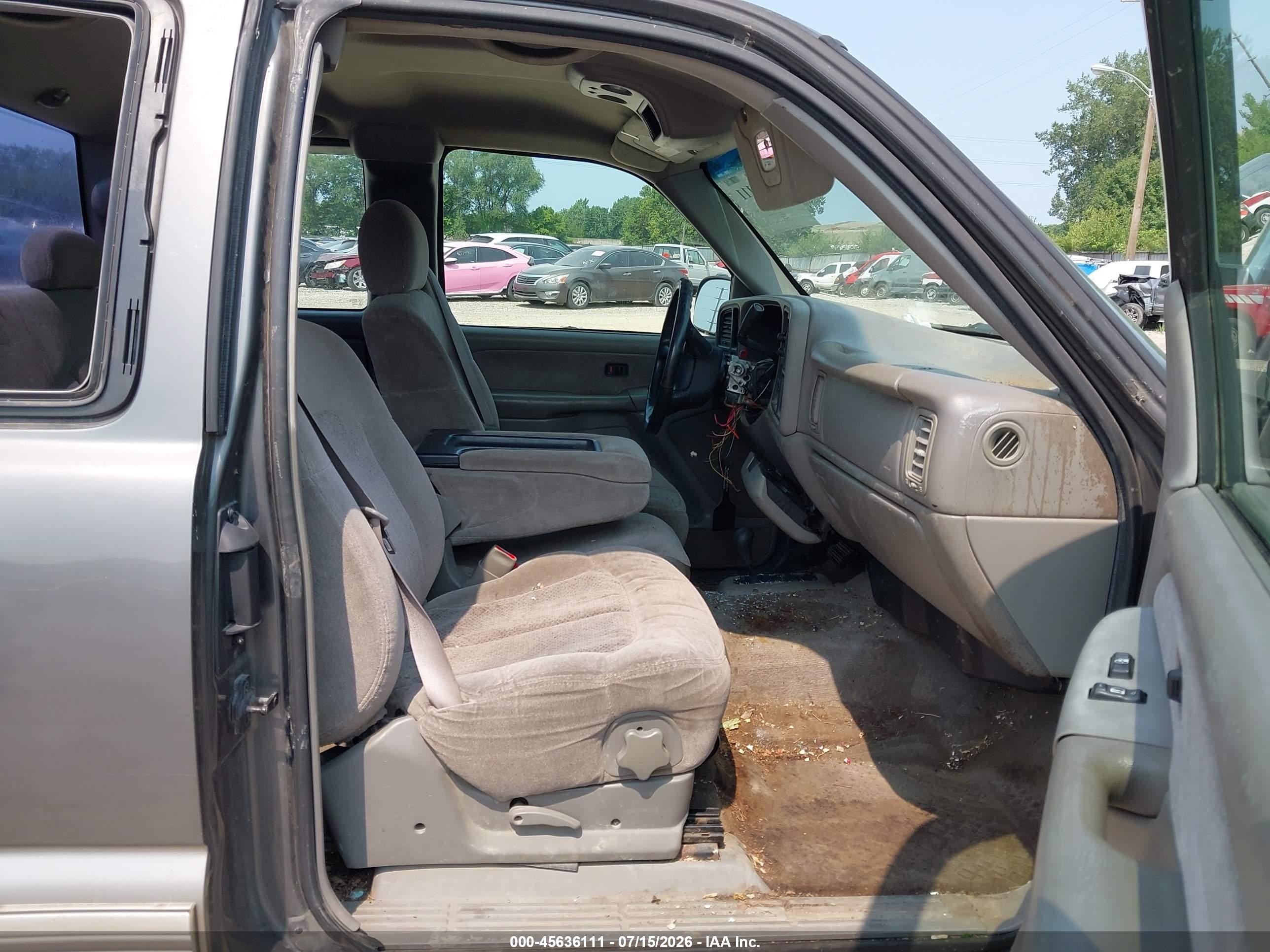 2000 Chevrolet Silverado 1500 Ls Серый vin: 2GCEK19T2Y1320956