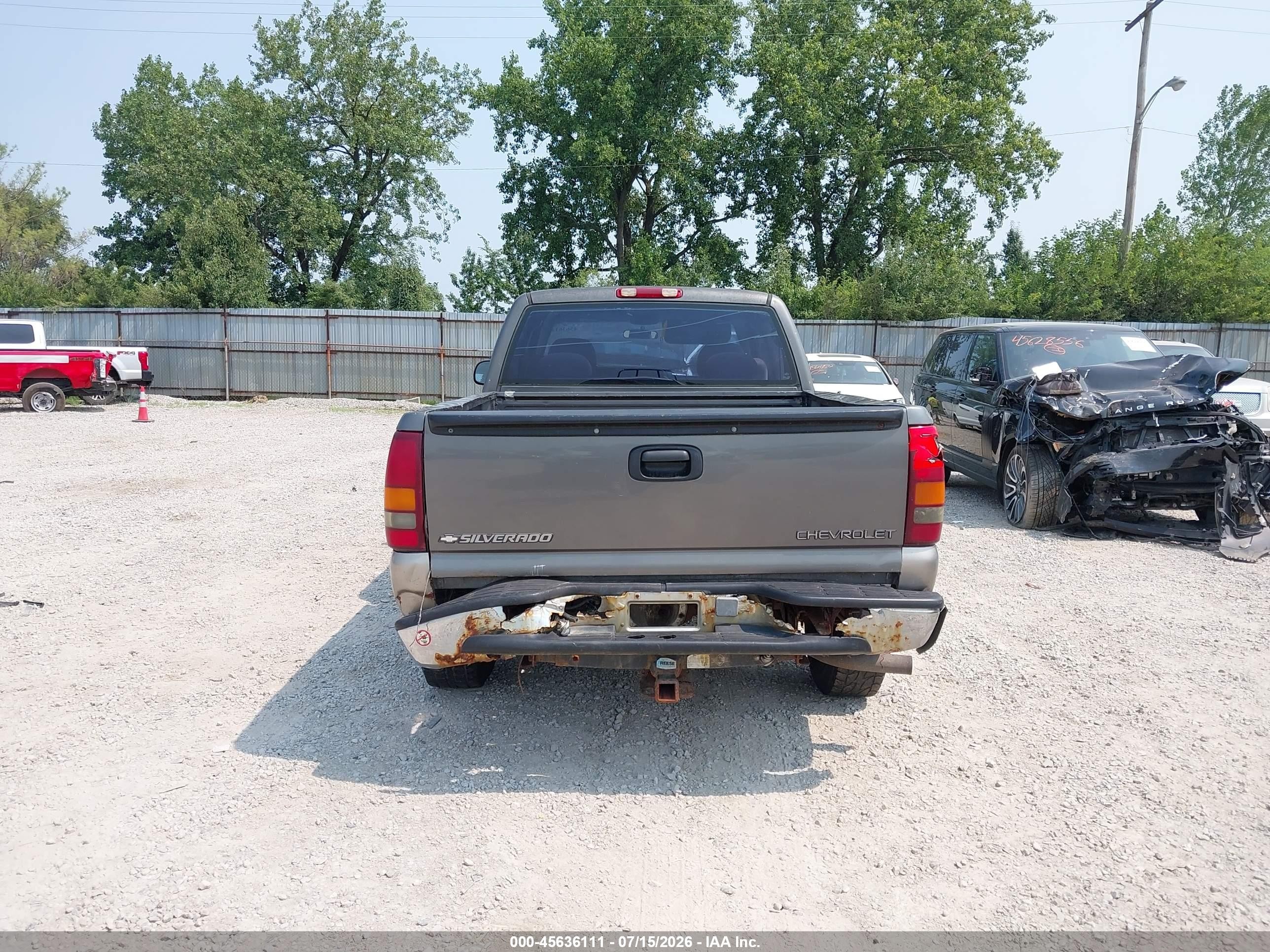 2000 Chevrolet Silverado 1500 Ls Серый vin: 2GCEK19T2Y1320956