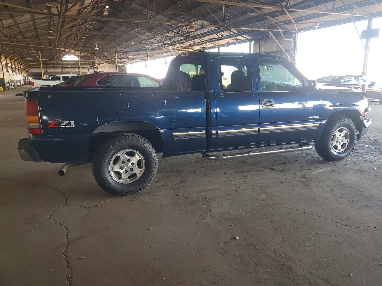 2000 Chevrolet Silverado K1500 Blue vin: 2GCEK19T2Y1383894
