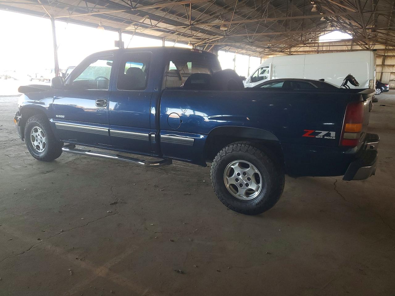 2000 Chevrolet Silverado K1500 Blue vin: 2GCEK19T2Y1383894