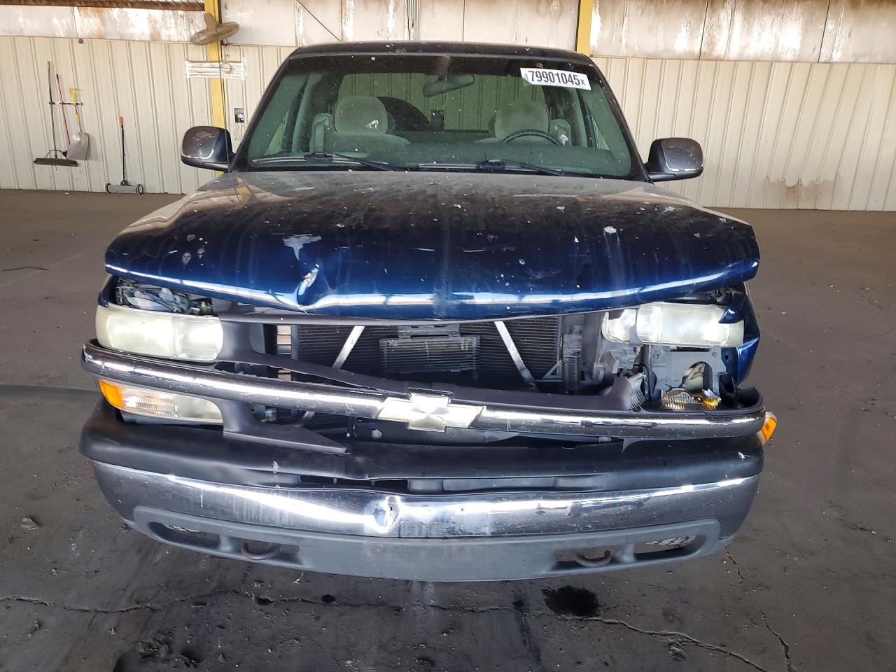2000 Chevrolet Silverado K1500 Blue vin: 2GCEK19T2Y1383894