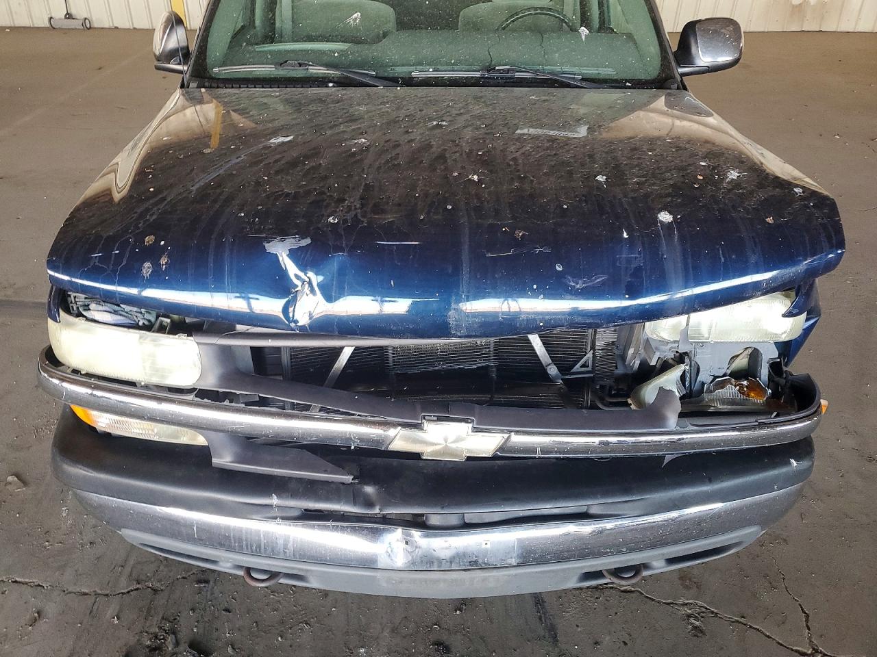 2000 Chevrolet Silverado K1500 Blue vin: 2GCEK19T2Y1383894