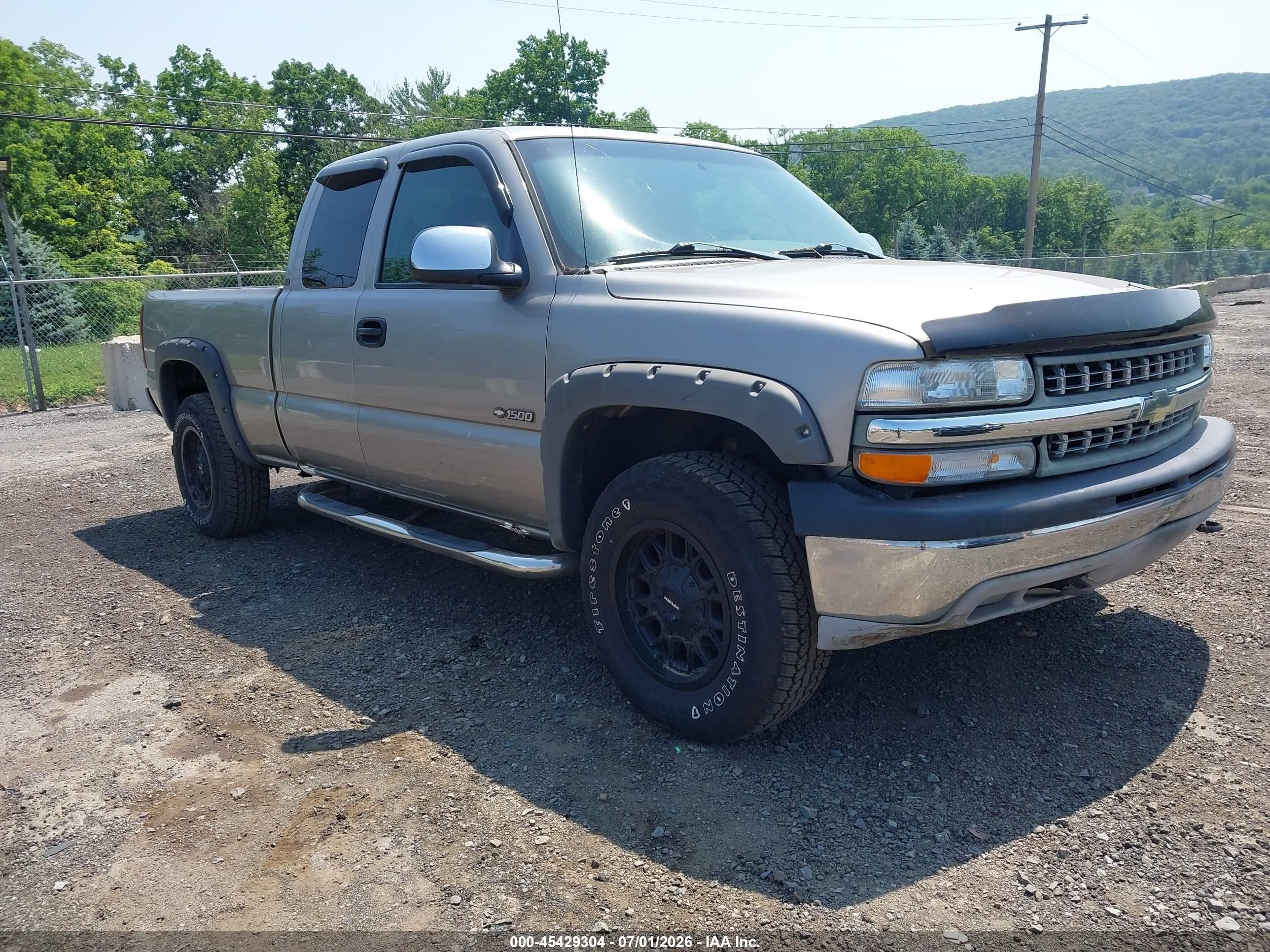 2001 Chevrolet Silverado 1500 Ls Silver vin: 2GCEK19T311137362