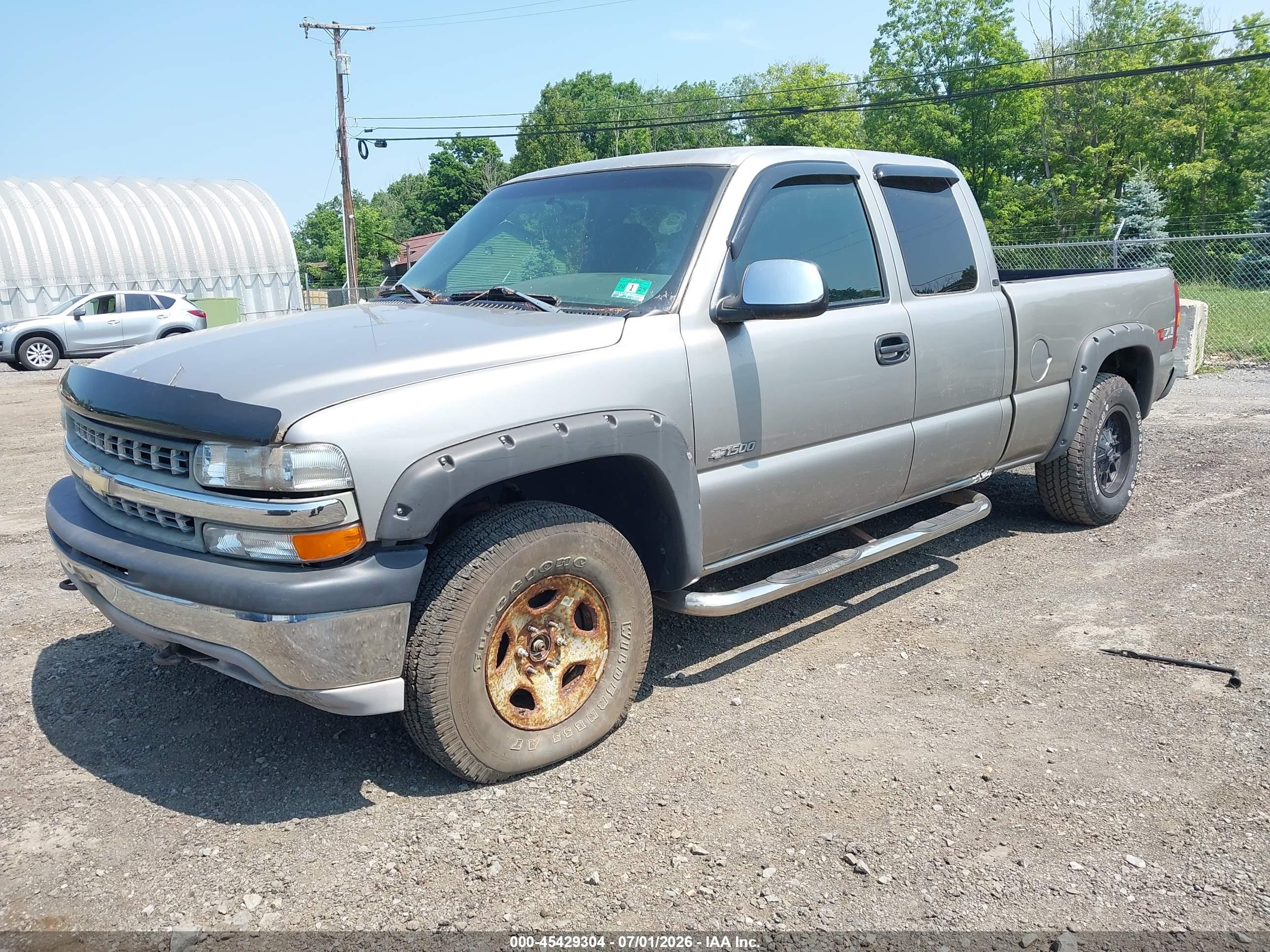 2001 Chevrolet Silverado 1500 Ls Silver vin: 2GCEK19T311137362