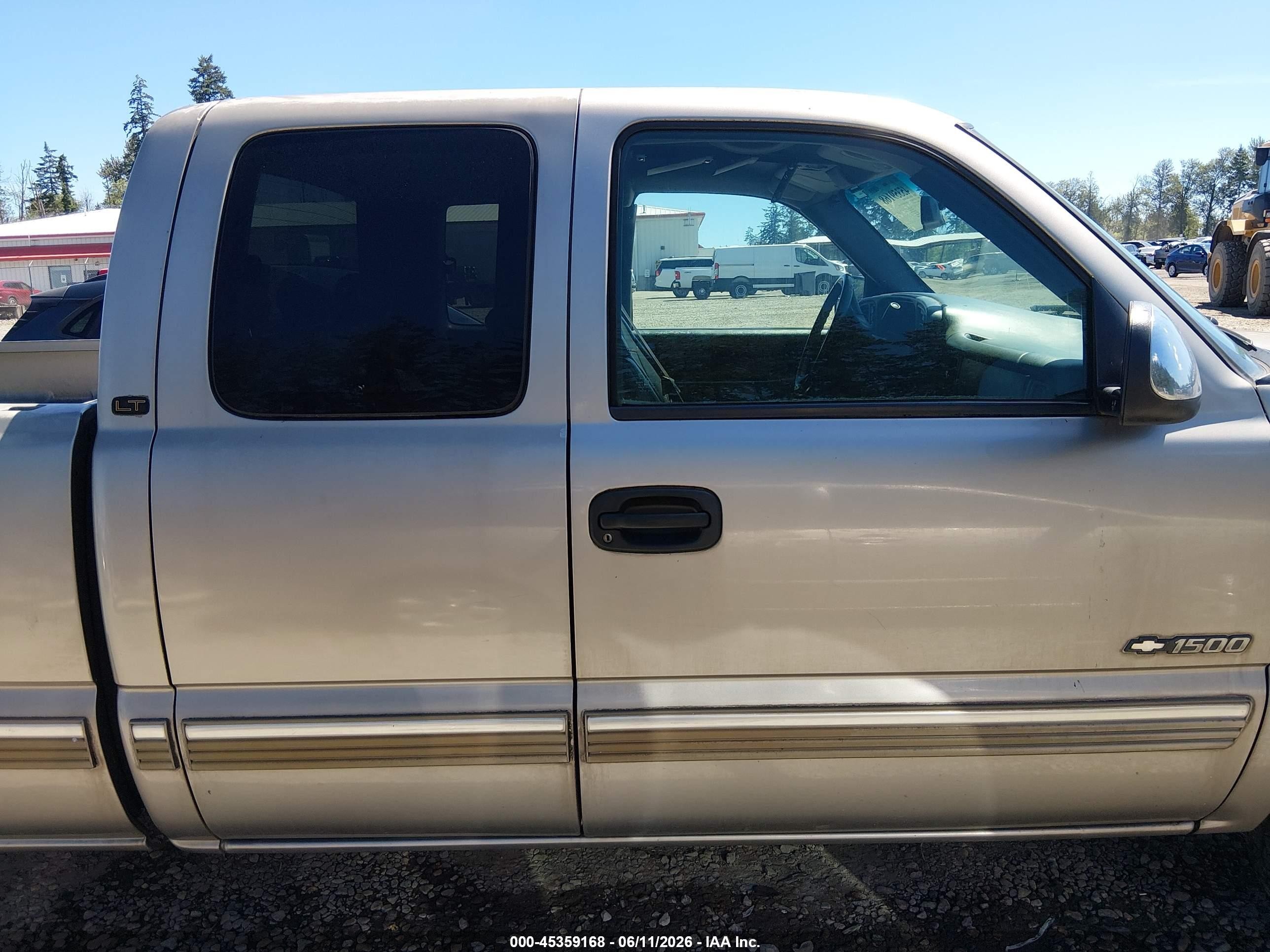 2001 Chevrolet Silverado 1500 Lt Champagne vin: 2GCEK19T311394523