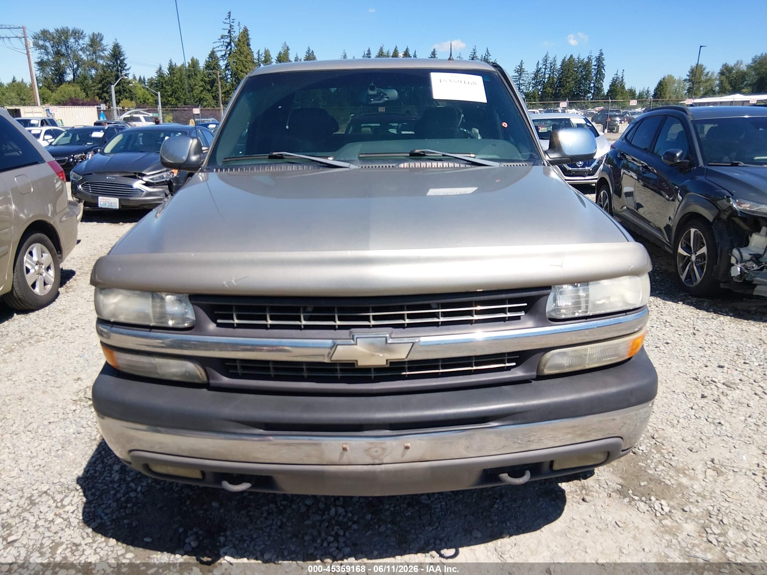 2001 Chevrolet Silverado 1500 Lt Champagne vin: 2GCEK19T311394523