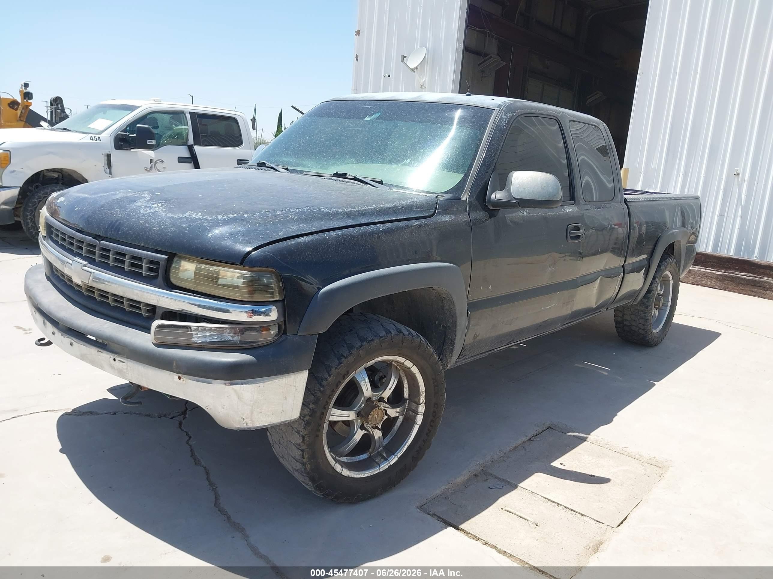 2002 Chevrolet Silverado 1500 Lt Black vin: 2GCEK19T321217696