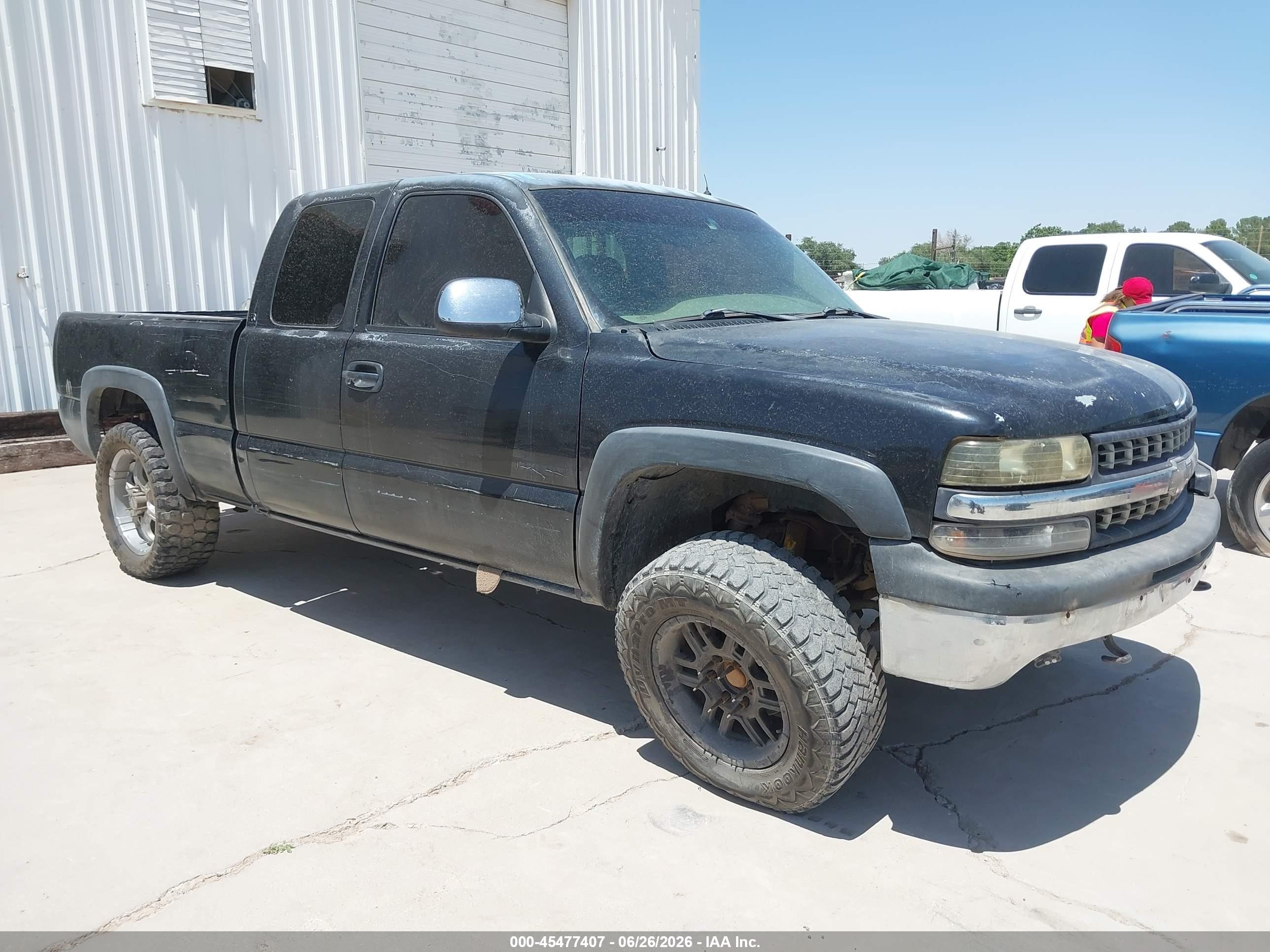 2002 Chevrolet Silverado 1500 Lt Black vin: 2GCEK19T321217696